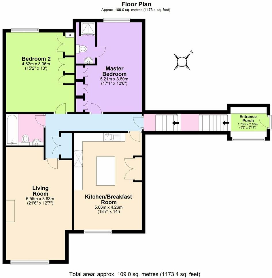 8 Ladstock Hall, Thornthwaite, CA12 floorplan