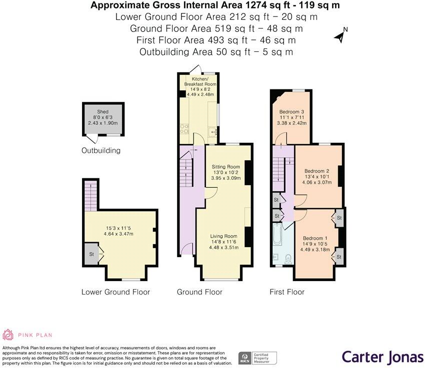 Plantation Road, Oxford, Oxfordshire, OX2 floorplan