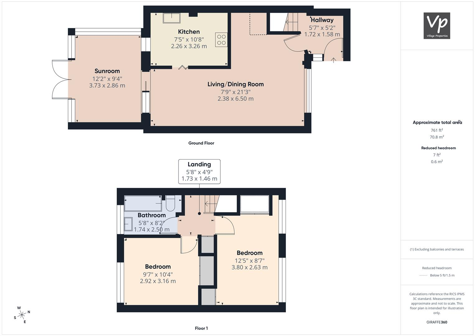 Combe Road, Tilehurst, Reading floorplan