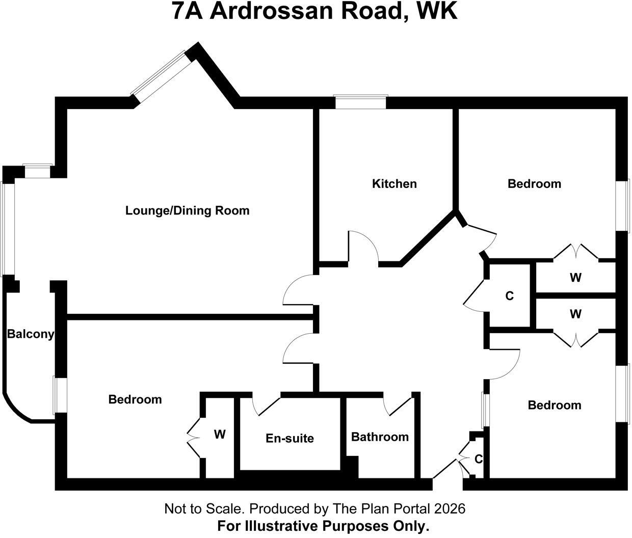 Ardrossan Road, Seamill, West Kilbride floorplan