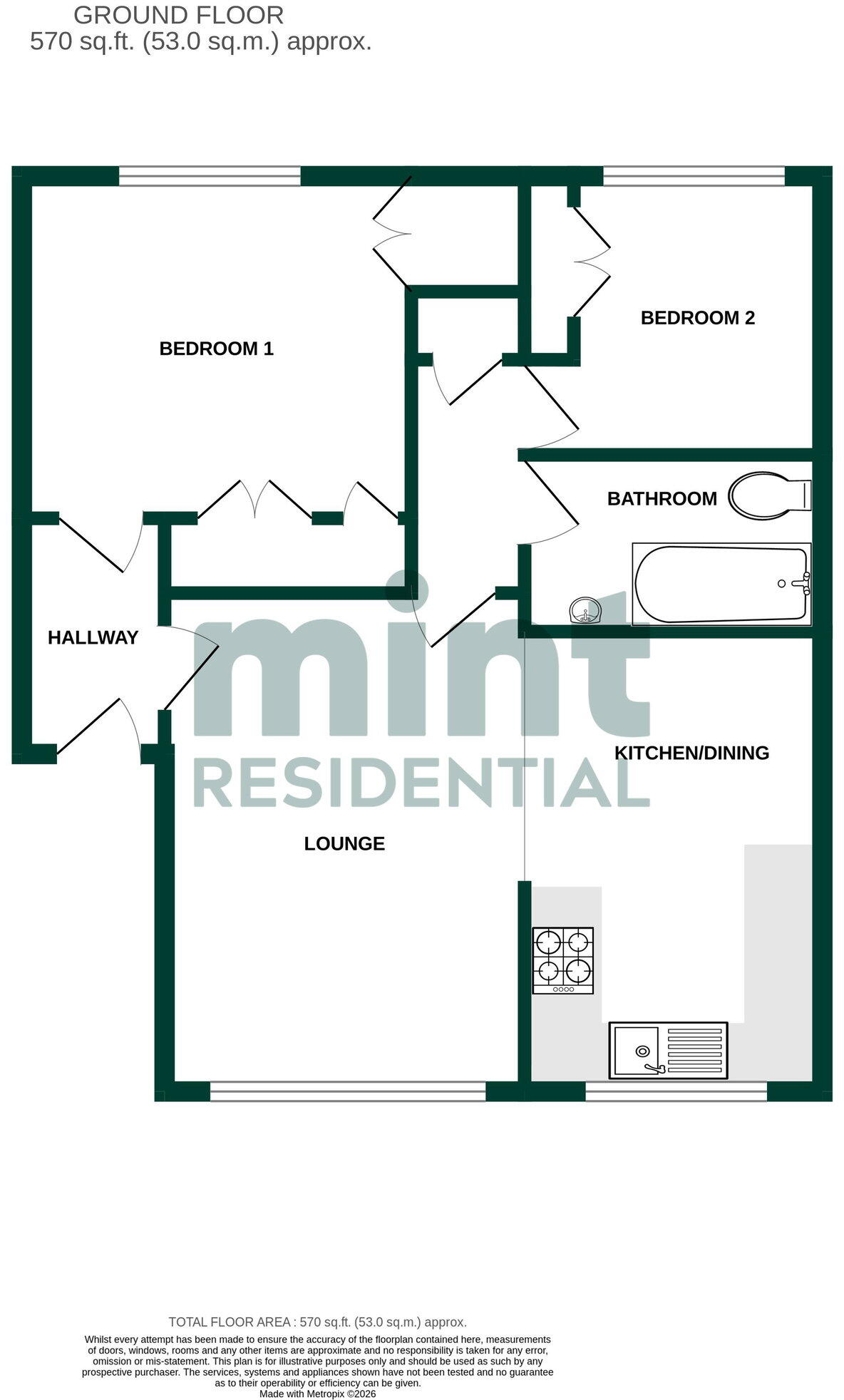 The Moorlands, Leeds, LS17 8AB floorplan