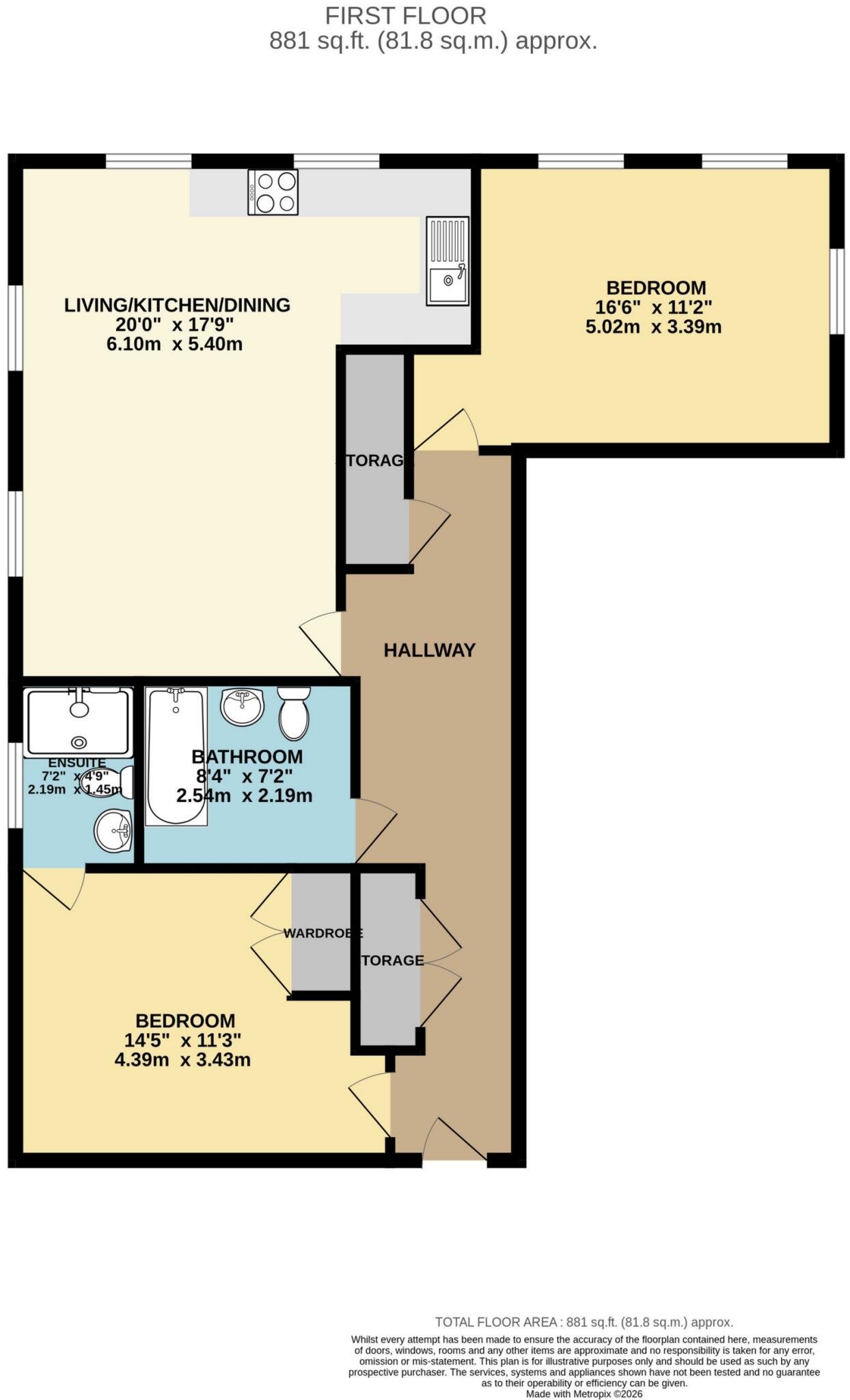 Westbrook Gardens, Margate, CT9 floorplan