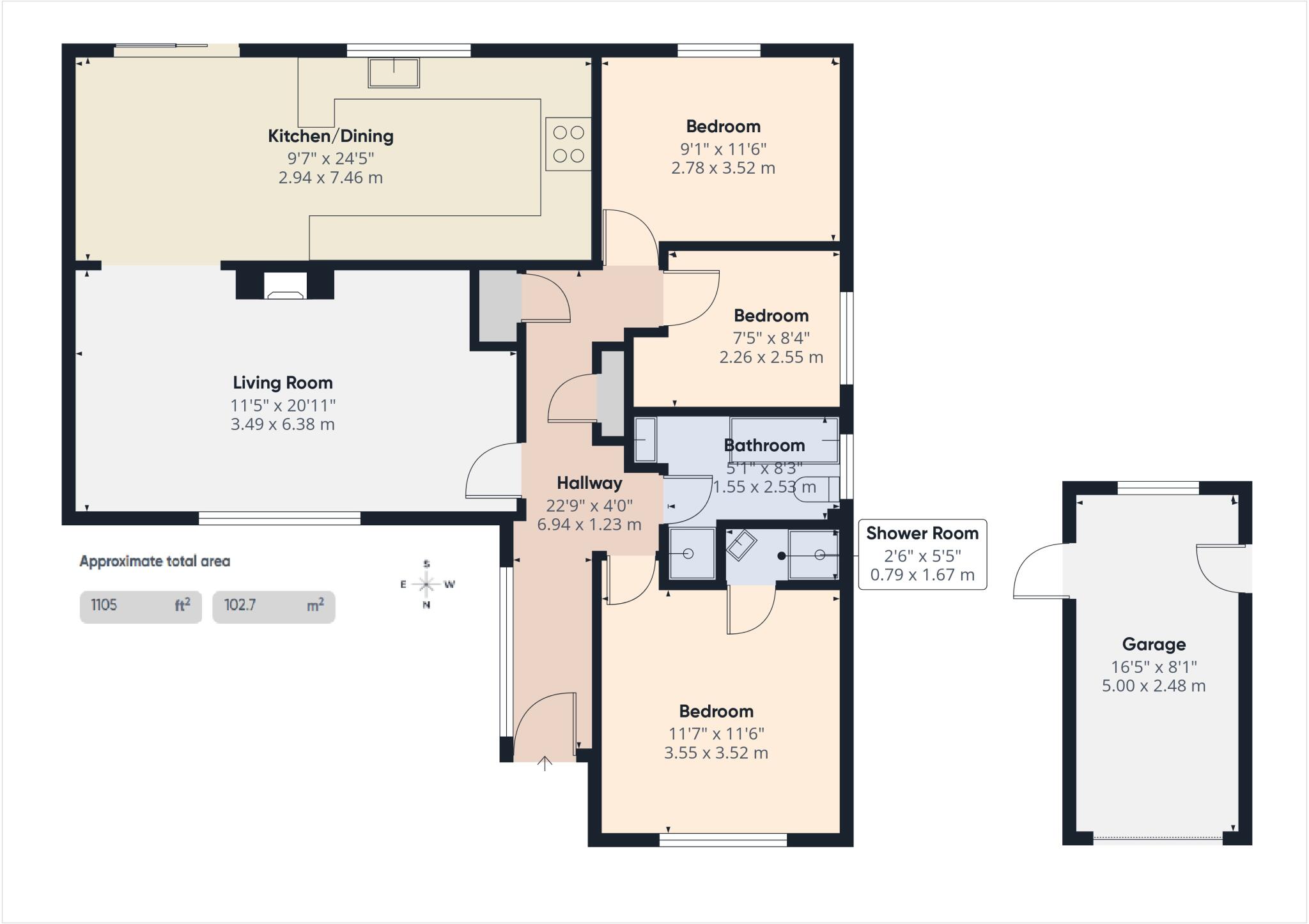 Goldsmith Way, Pulham St. Mary, Diss, Norfolk, IP21 floorplan