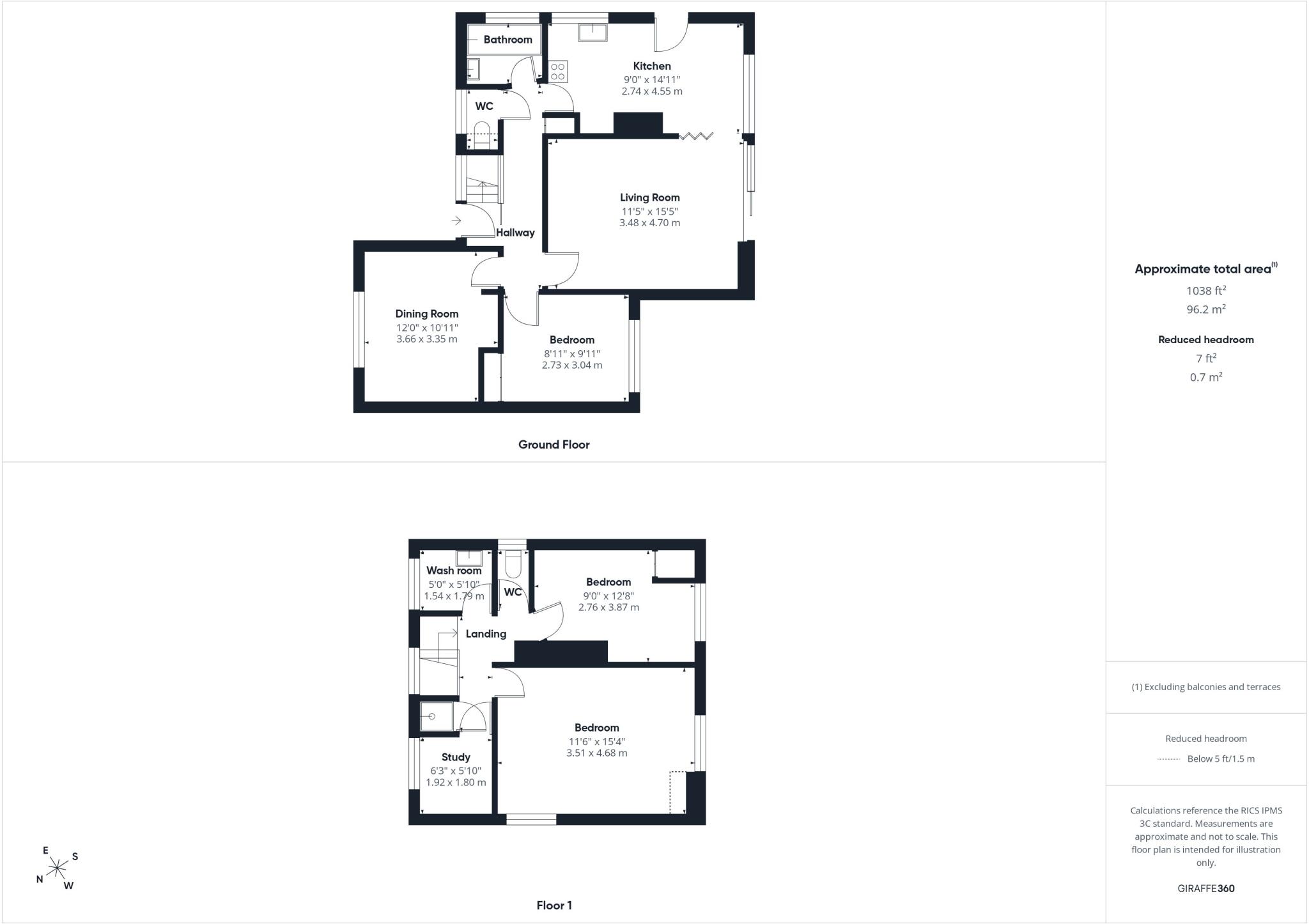 Harland Road, Bournemouth, Dorset, BH6 floorplan