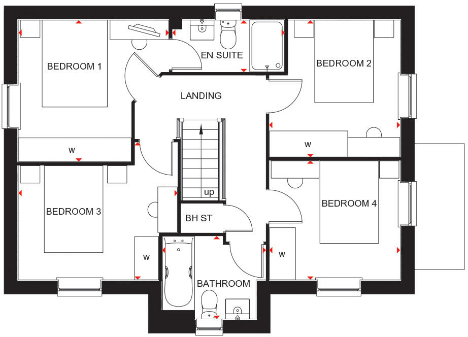 Crediton Road,
Okehampton,
EX20 1ZF floorplan