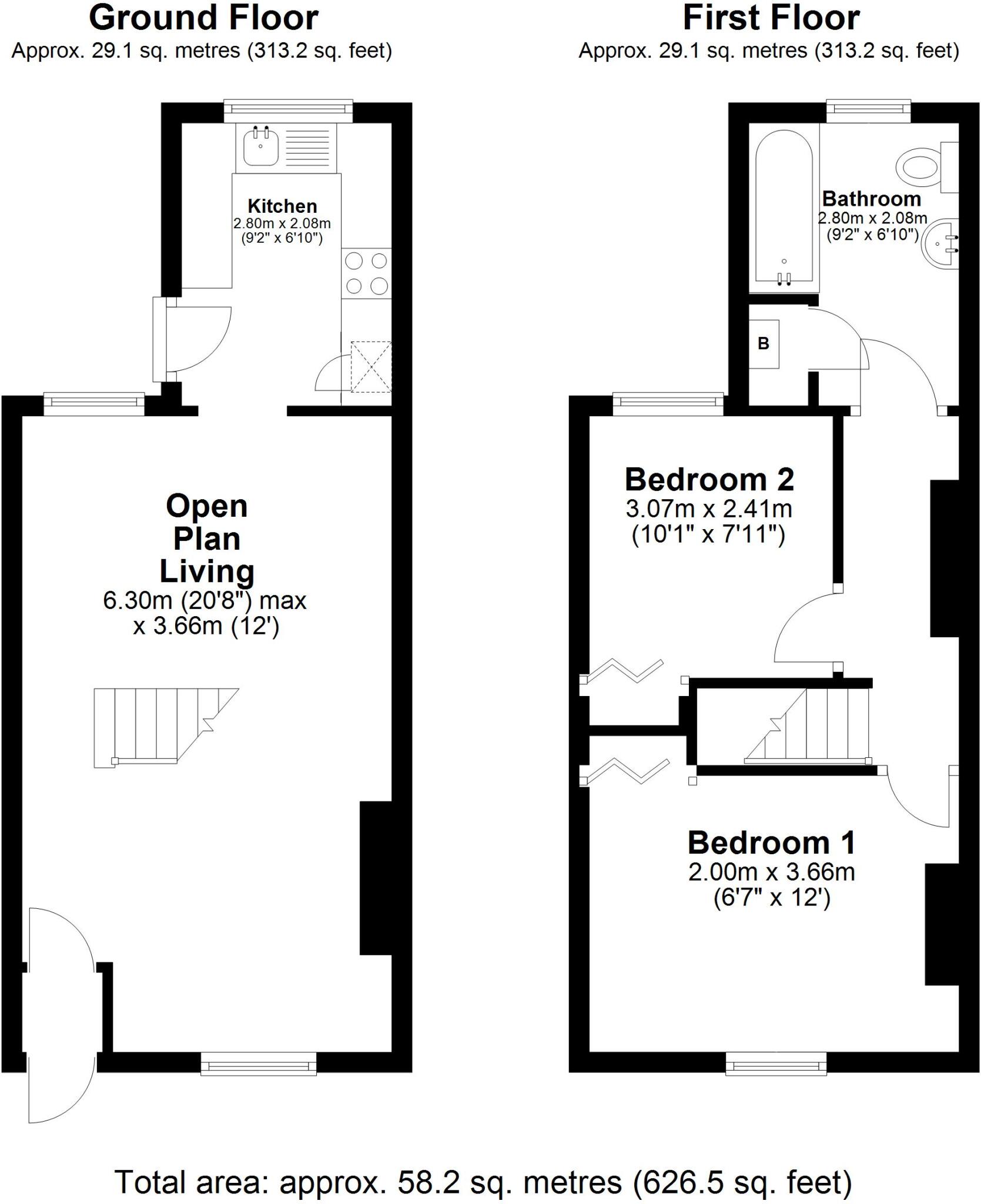 Lowther Road Dover CT17 floorplan