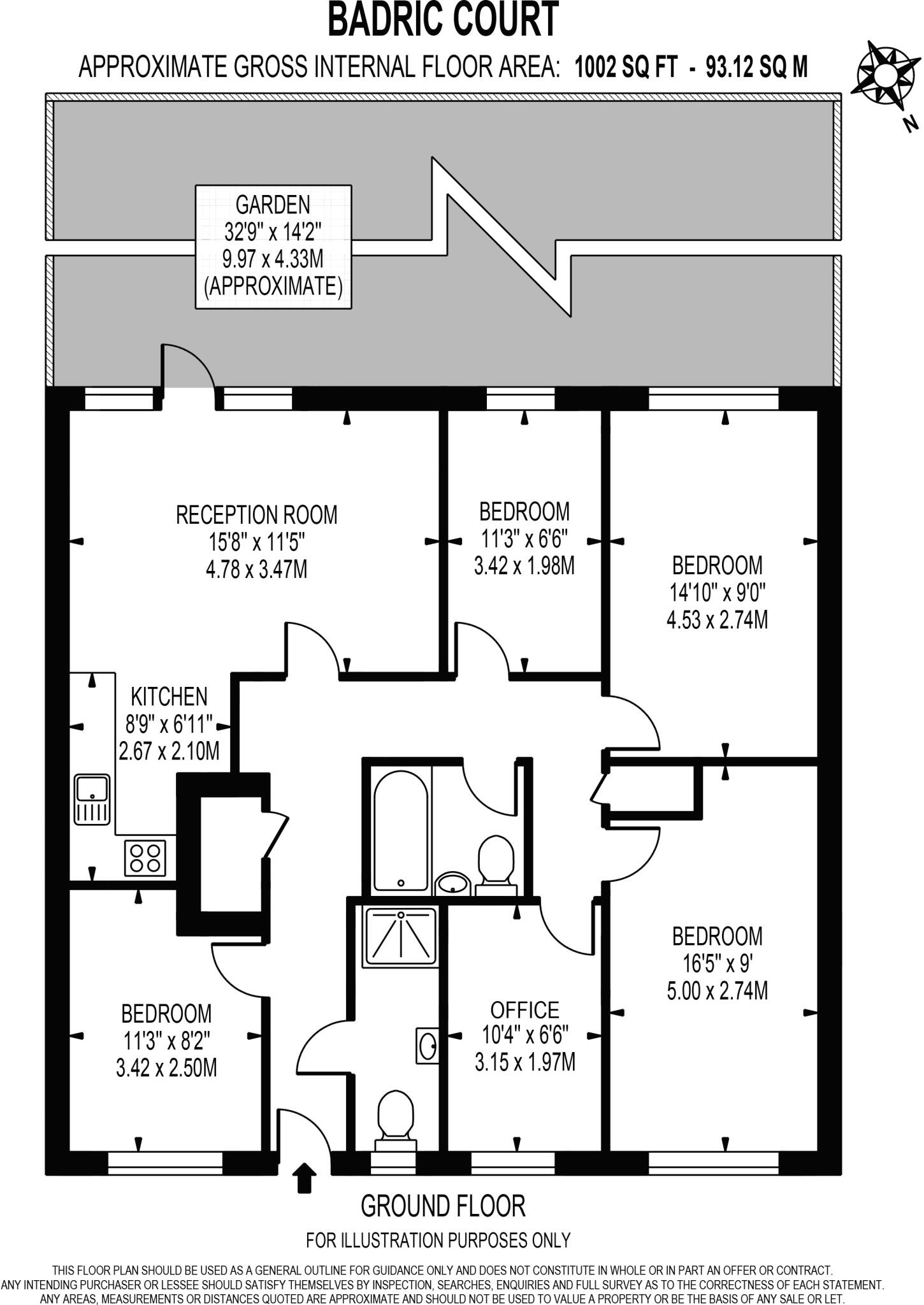 Yelverton Road, Battersea  floorplan