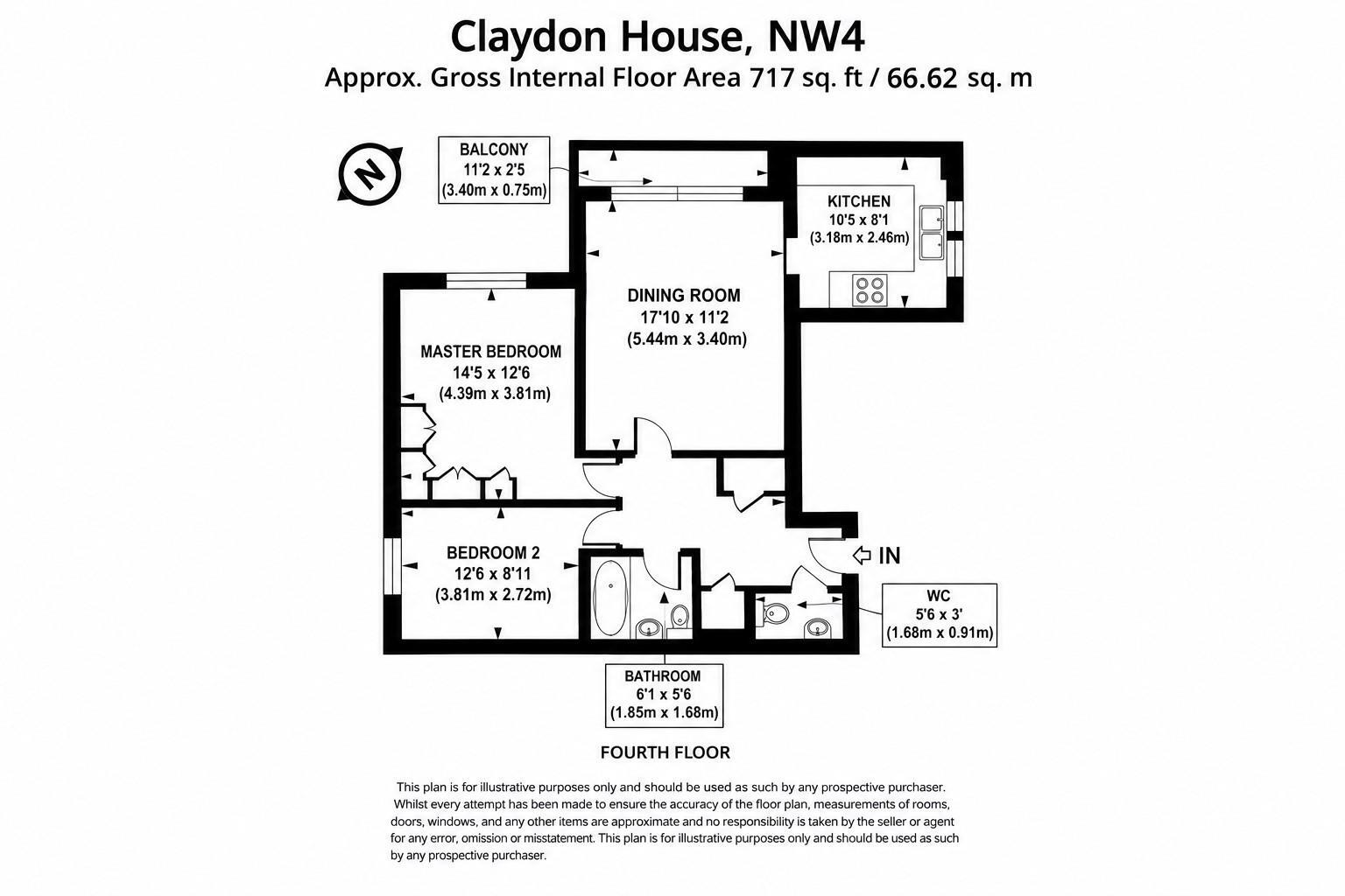 Claydon House, London floorplan