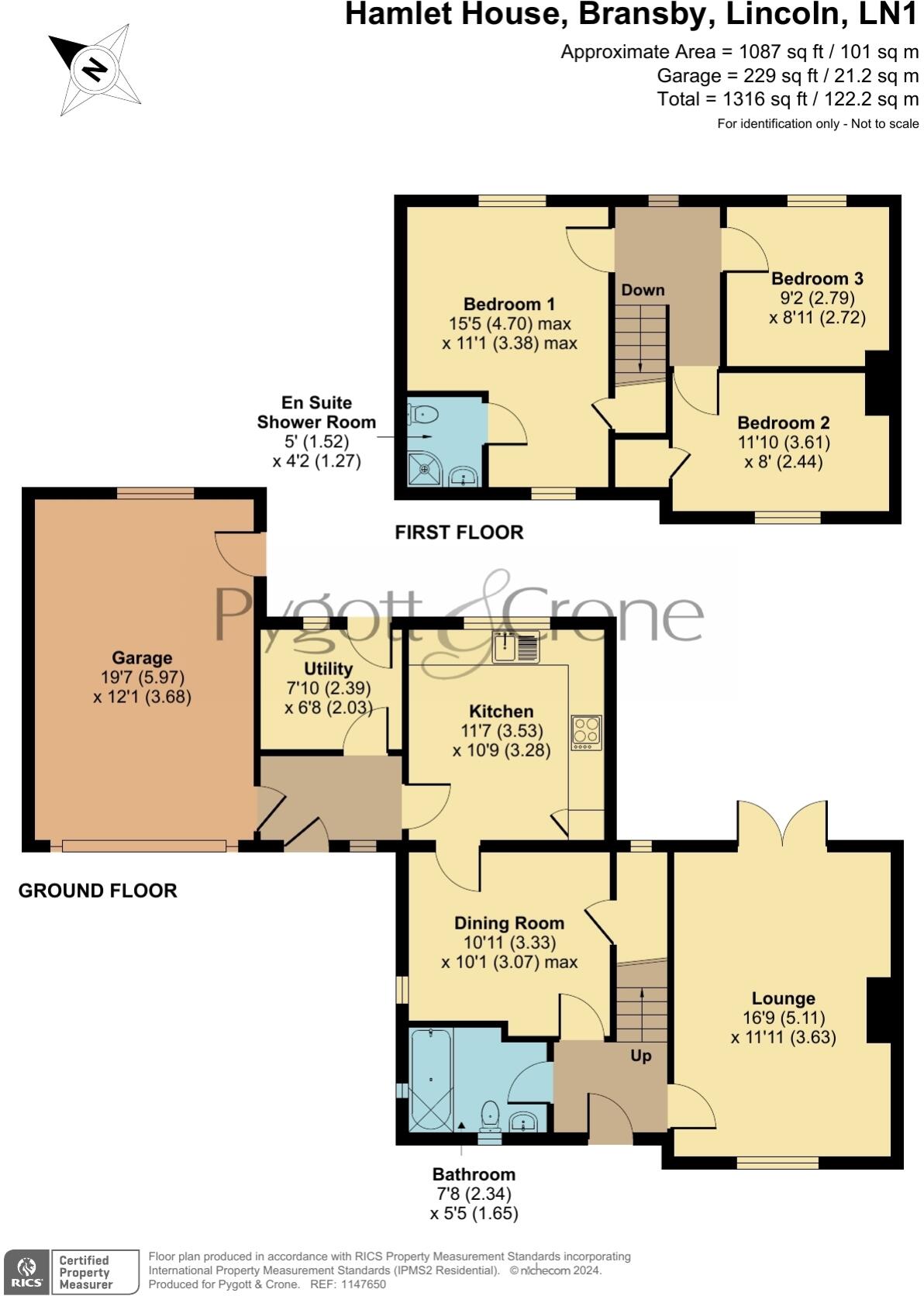 Hamlet House, Bransby, Lincoln, Lincolnshire, LN1 floorplan
