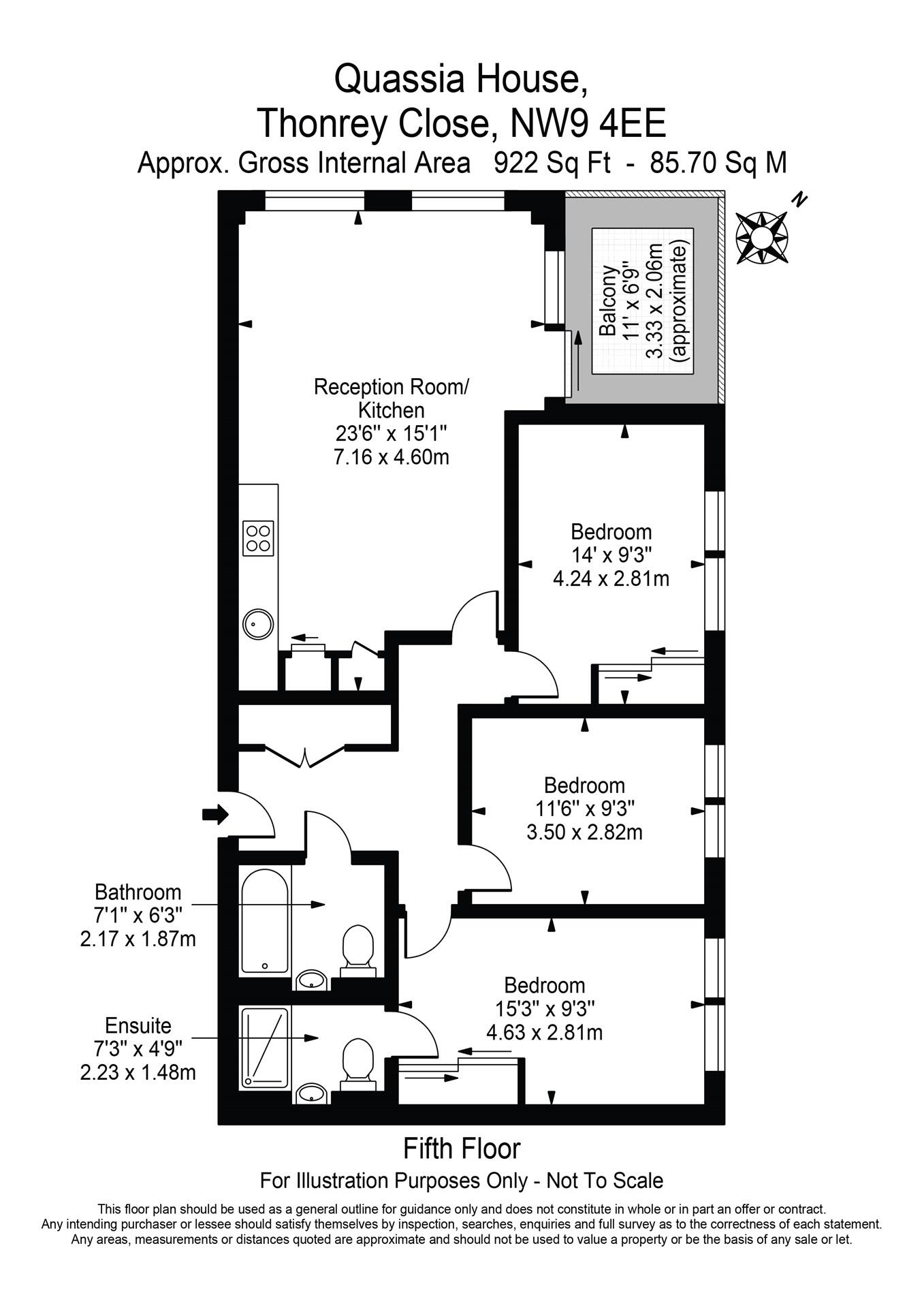 Thonrey Close, London floorplan