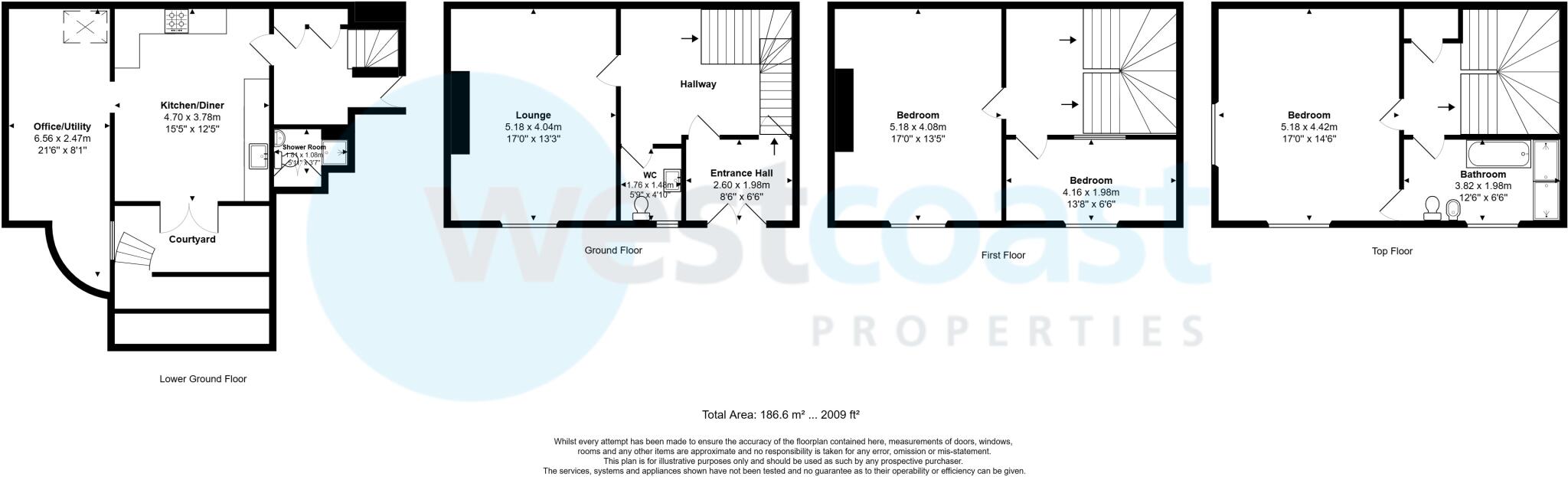 Gordon Road, Clifton, Bristol, Somerset, BS8 floorplan