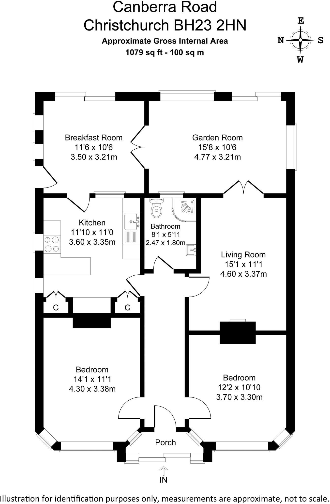 33, Canberra Road, Christchurch                ***NO ONWARD CHAIN*** floorplan