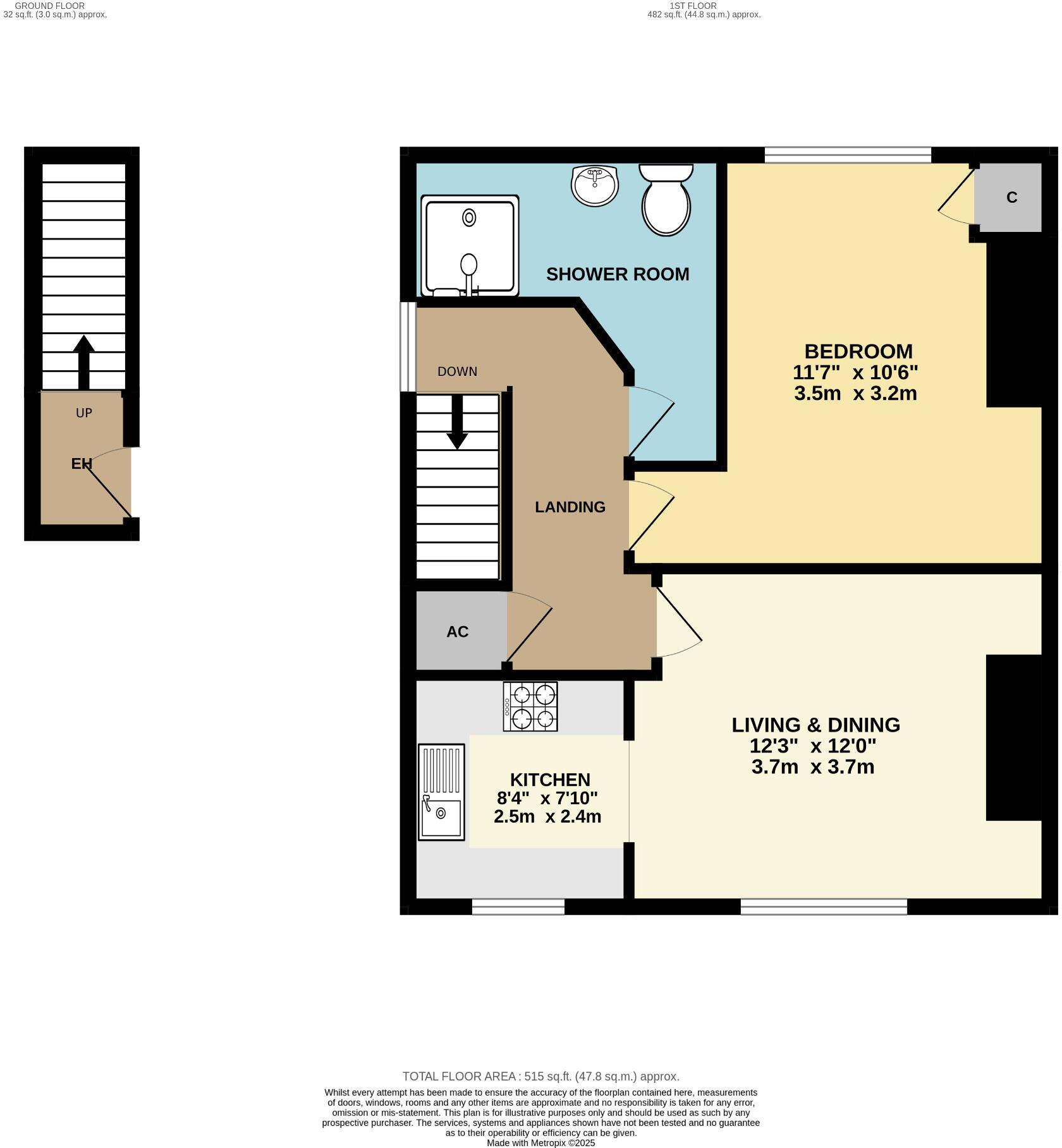 Apartment 2, 170 Worcester Road, Malvern, Worcestershire floorplan