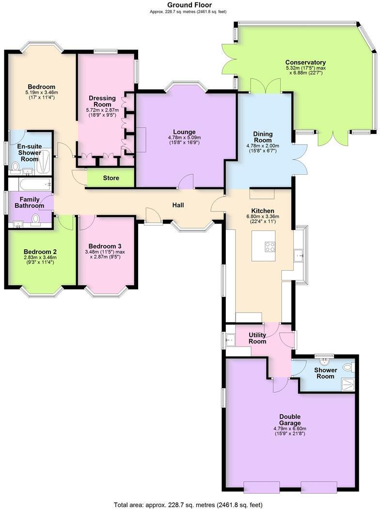 Martins Fields, Little Leigh, Northwich floorplan