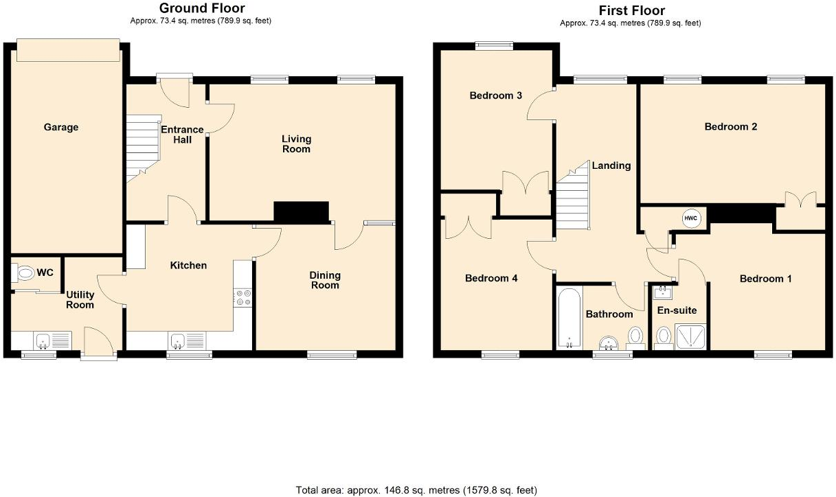 The Fold, Luston, Leominster, HR6 0EA floorplan