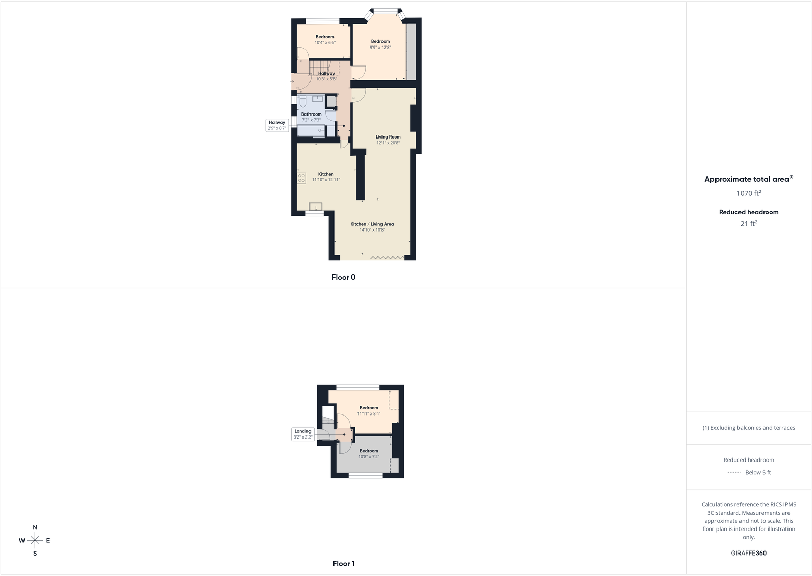 Heath Row, Bishop's Stortford, CM23 5DF floorplan