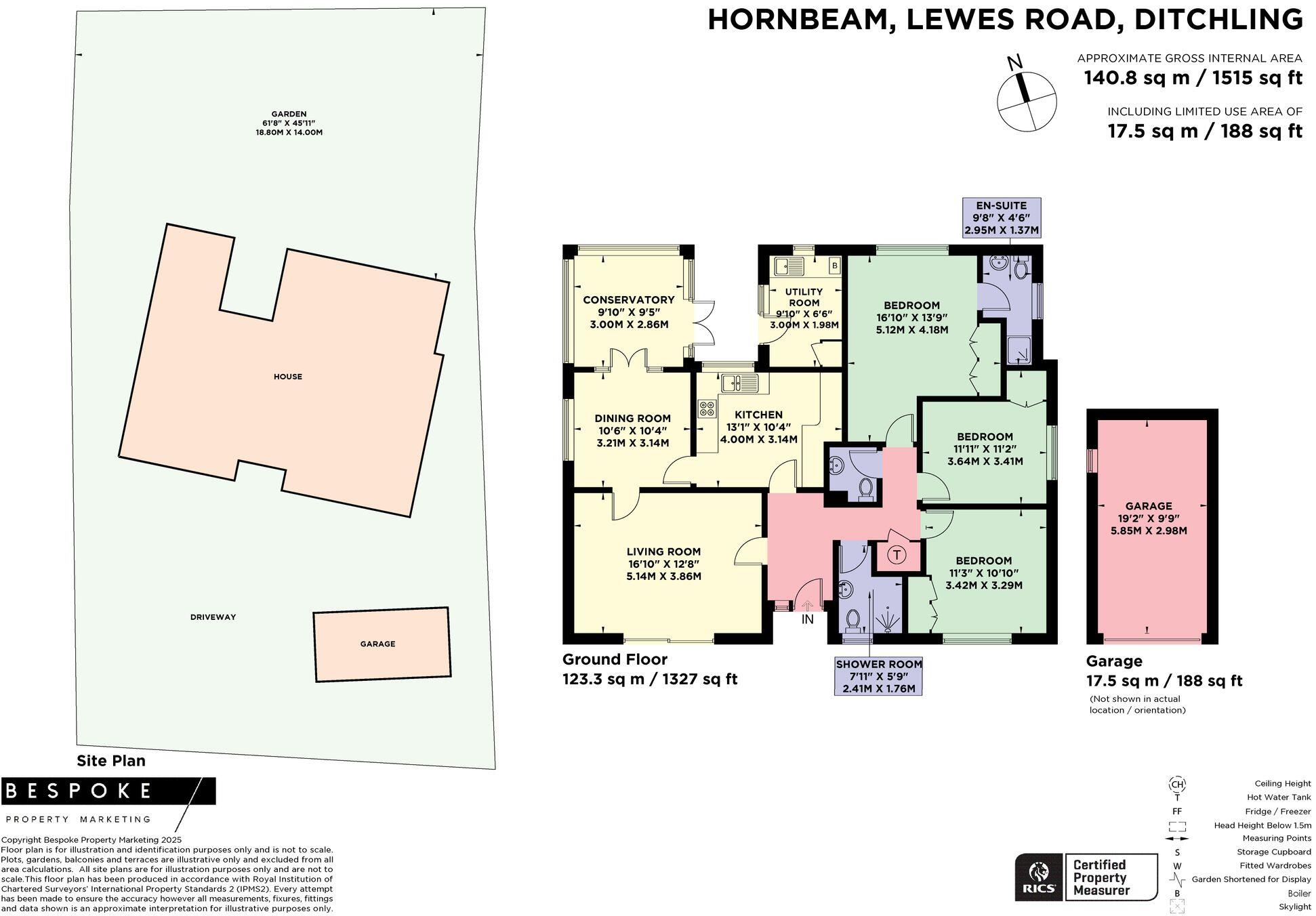 Hornbeam Cottage, 43 Lewes Road, Ditchling, BN6 8TU floorplan