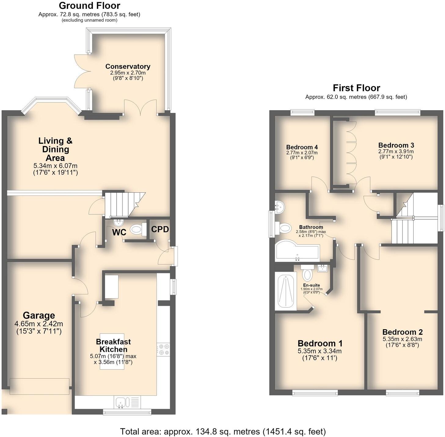 Beckton Avenue, Waterthorpe, S20 floorplan