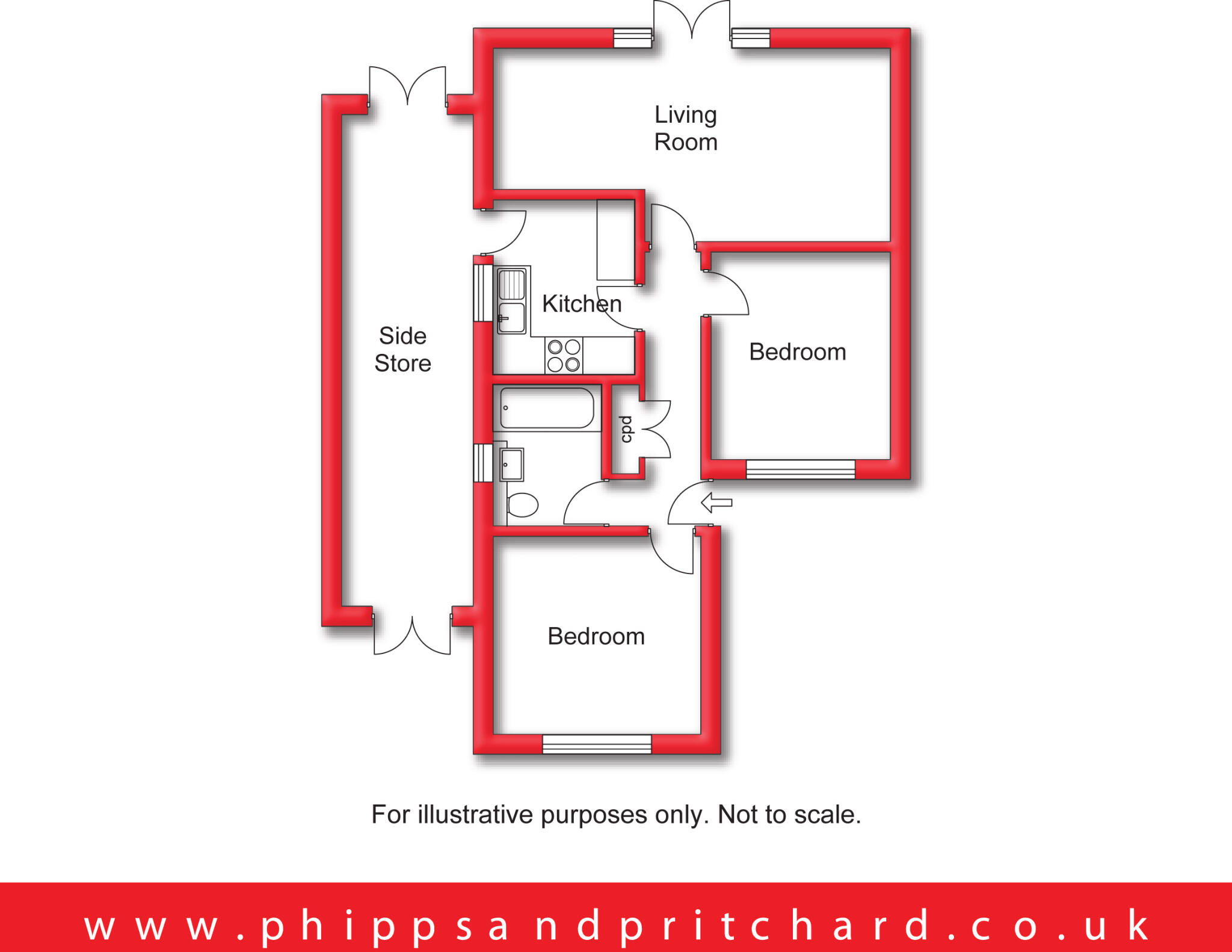 121, Redstone Lane, Stourport-on-Severn, Worcestershire floorplan