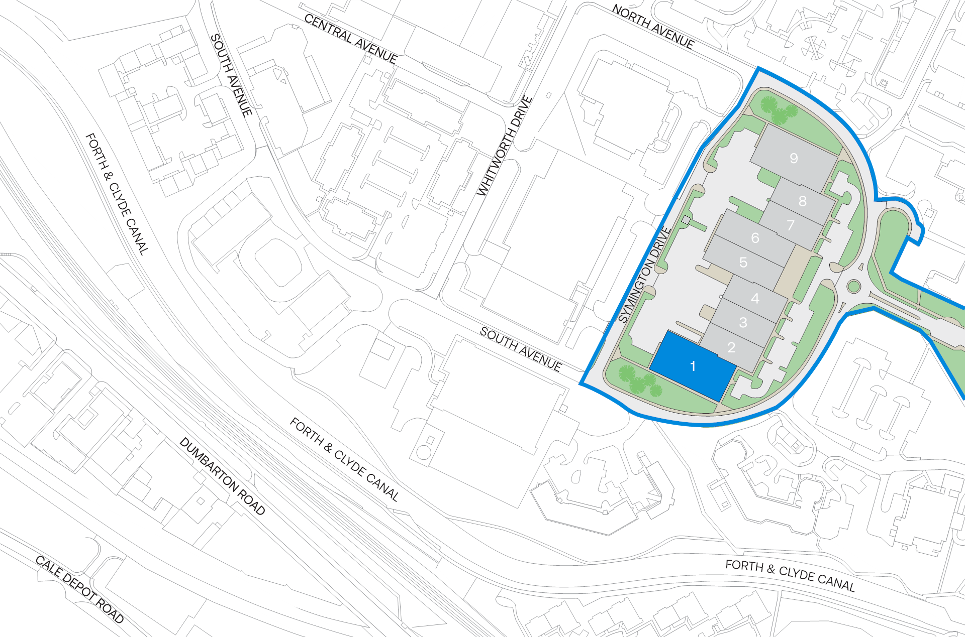 Siteplan gbclyd01