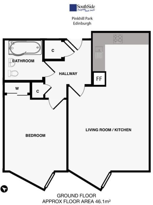 0609L Pinkhill Park, Edinburgh, EH12 7FJ floorplan