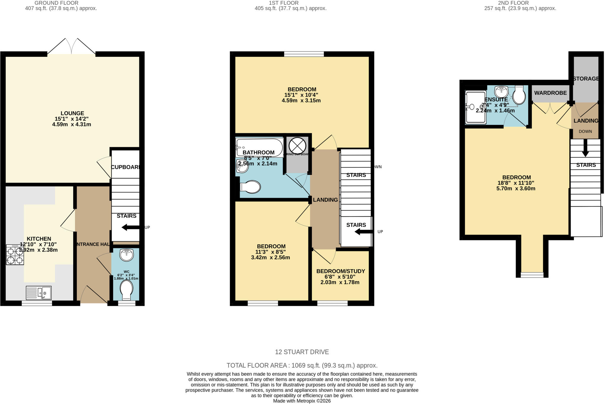 Stuart Drive, Thetford, Norfolk, IP24 floorplan