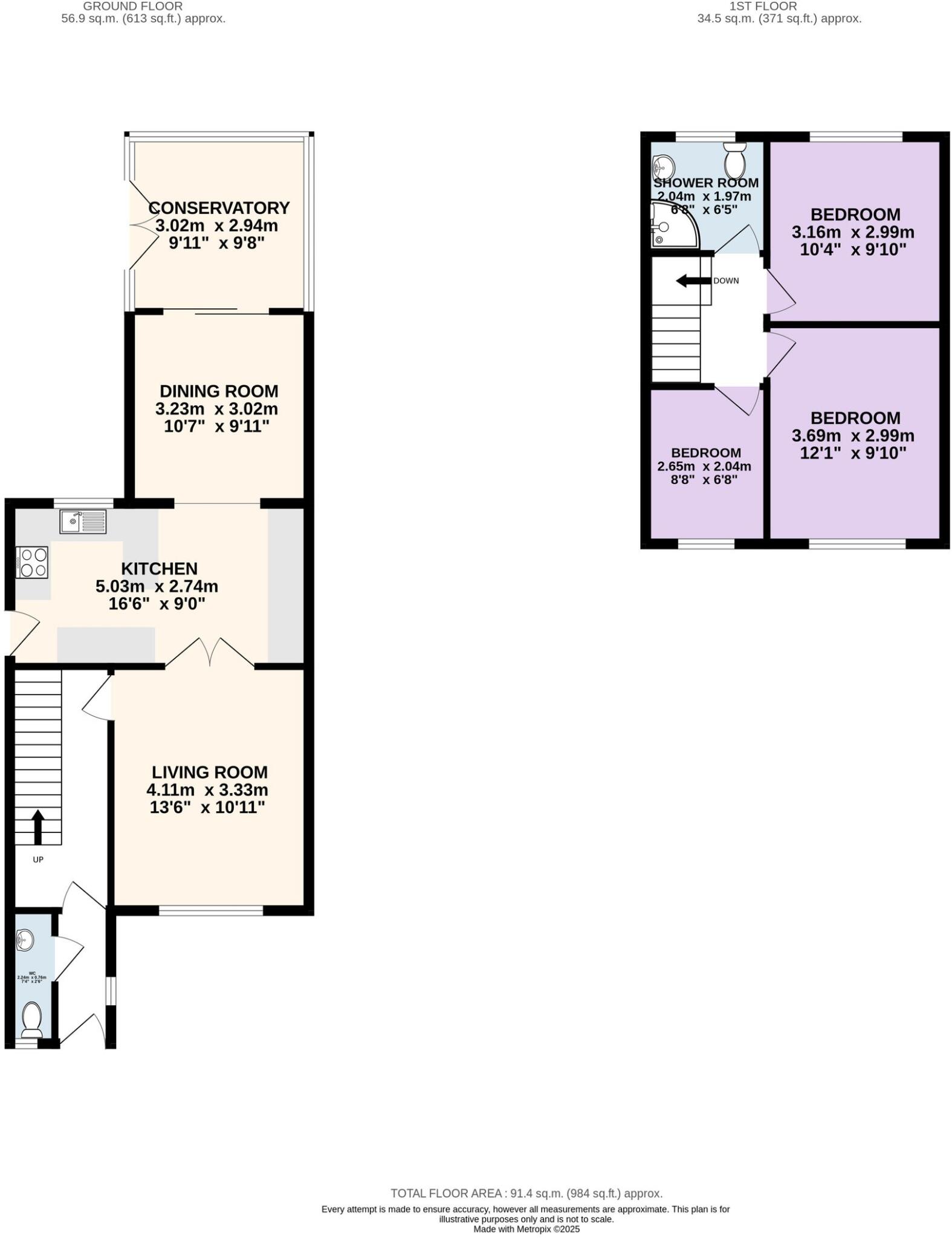 Thornfield Avenue, Longridge, PR3 floorplan