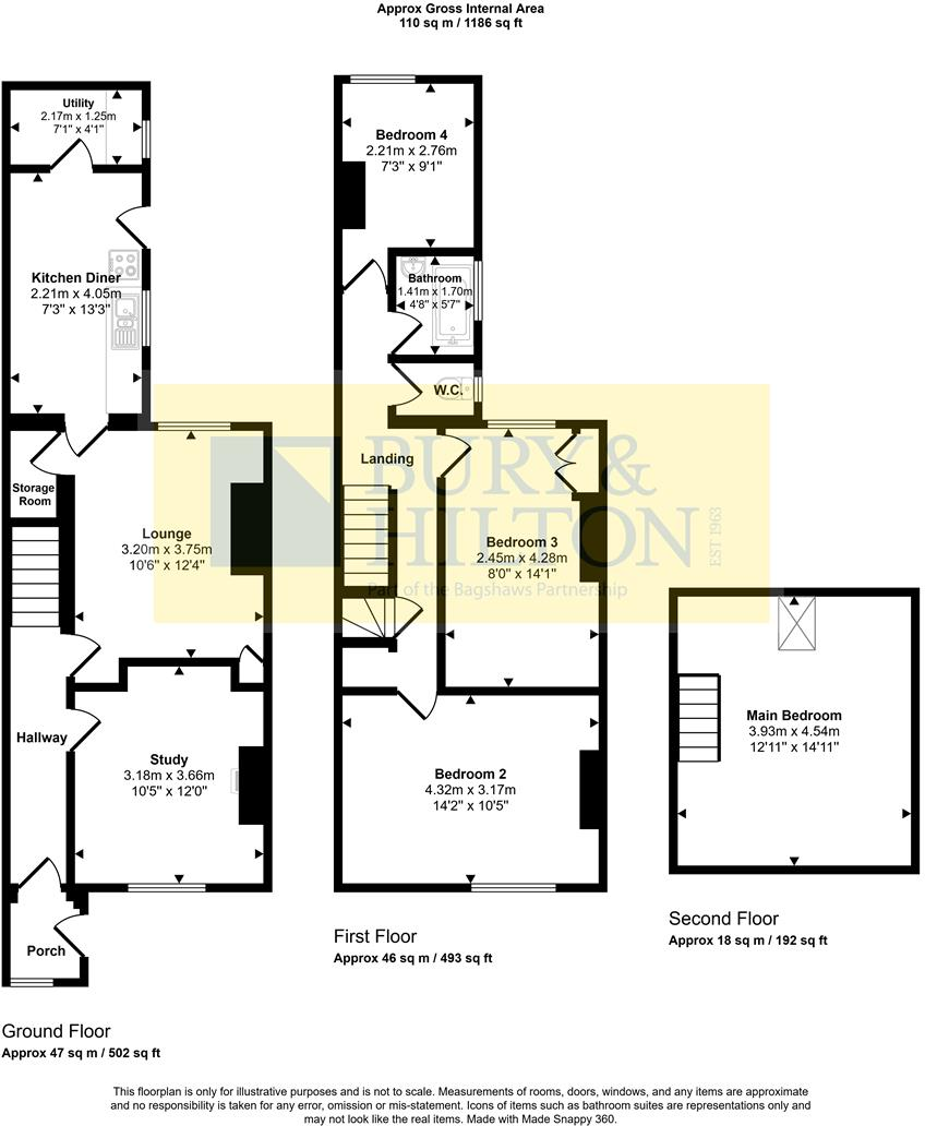 St. James Terrace, Buxton floorplan