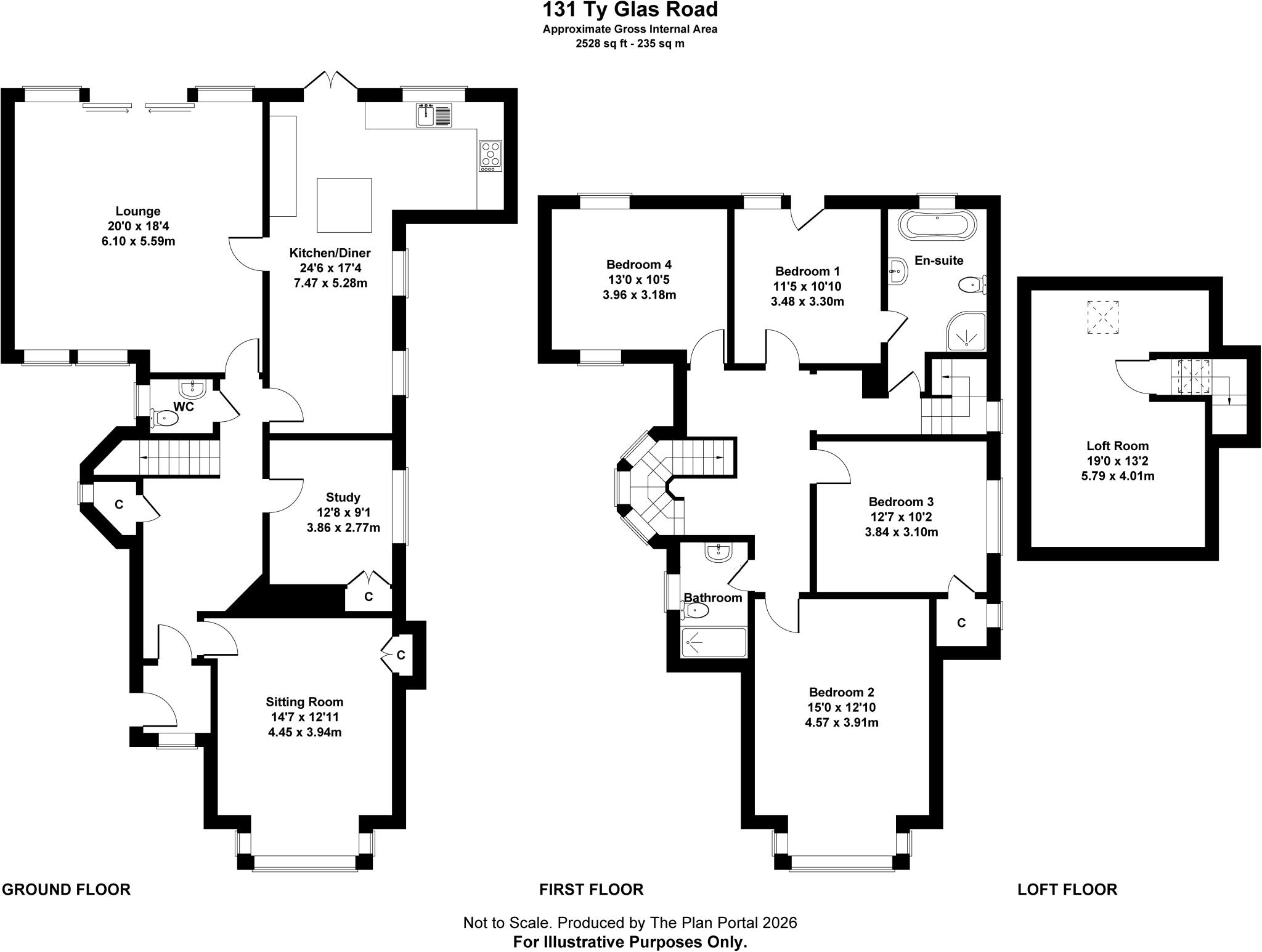Ty Glas Road, Llanishen, Cardiff, CF14 floorplan