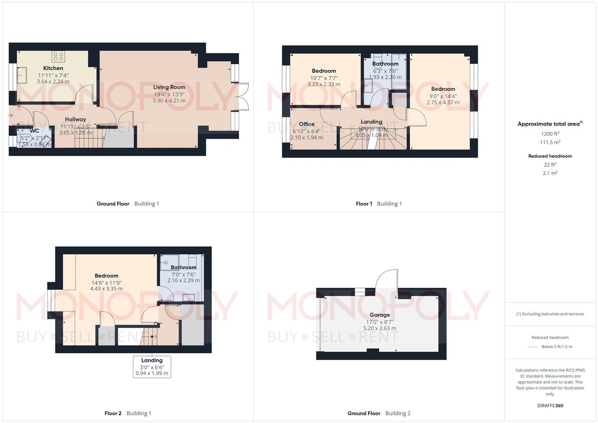Hardwick Drive, Gwersyllt, LL11 floorplan