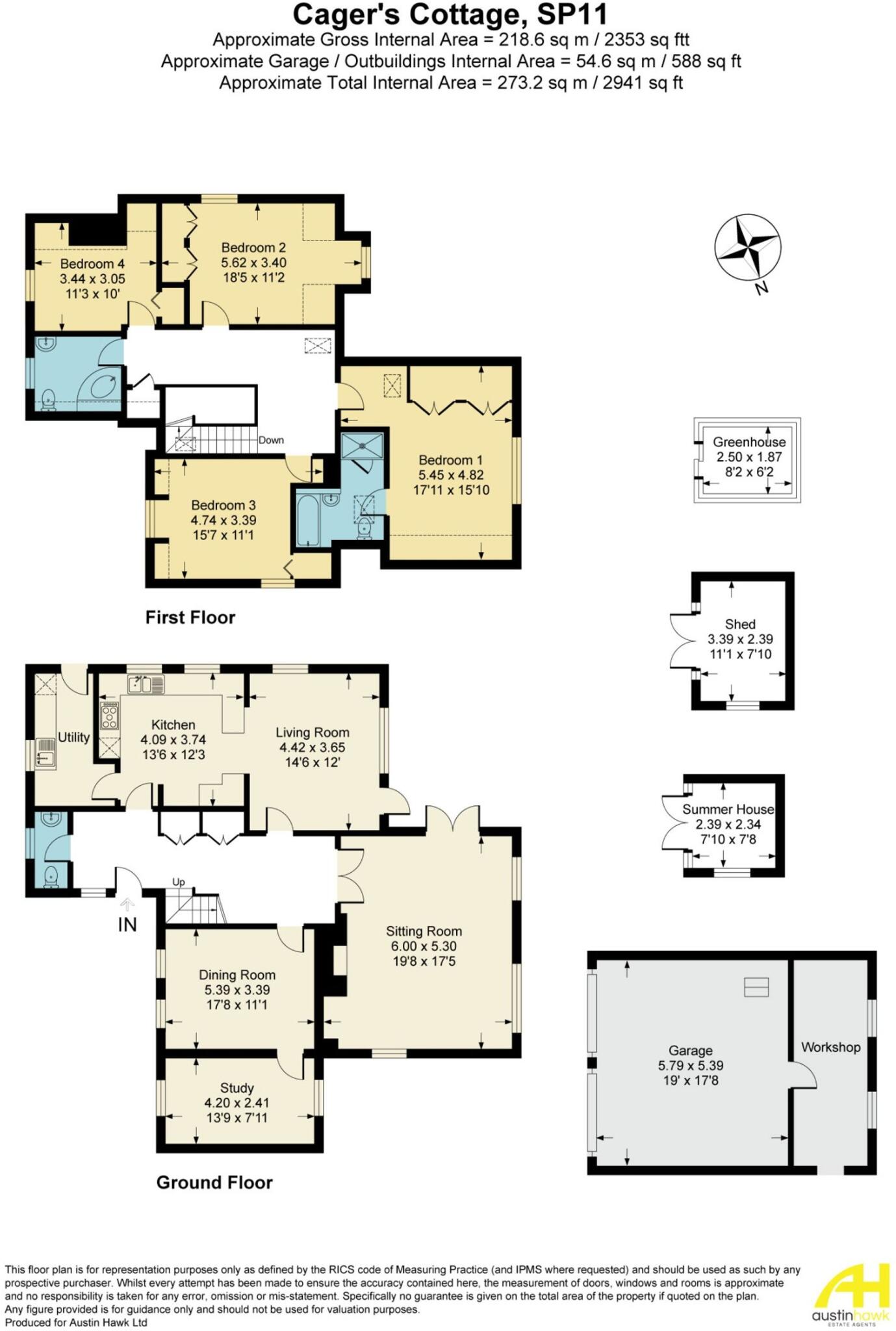 Wildhern, Andover, SP11 floorplan