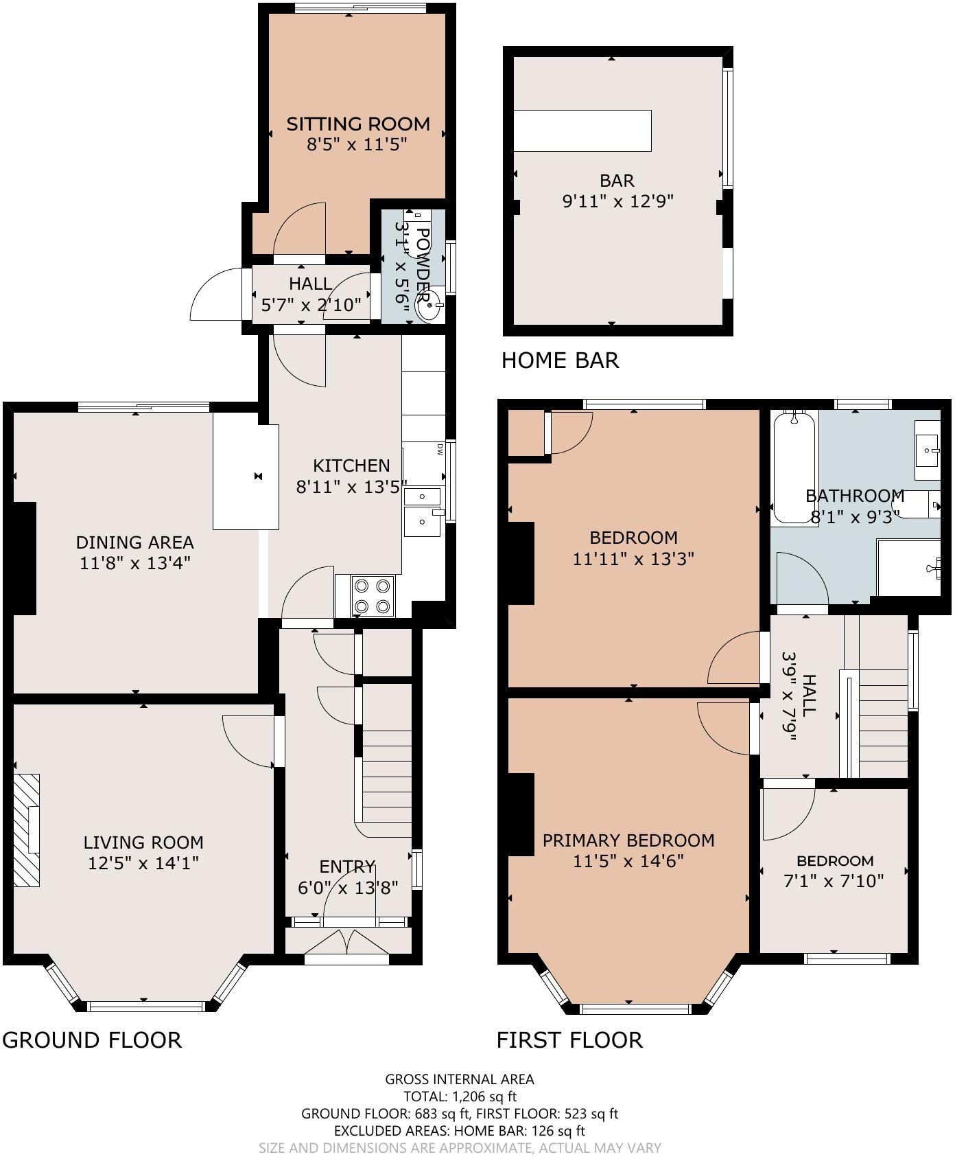 Bishops Walk, Llandaff, Cardiff, South Glamorgan, CF5 floorplan