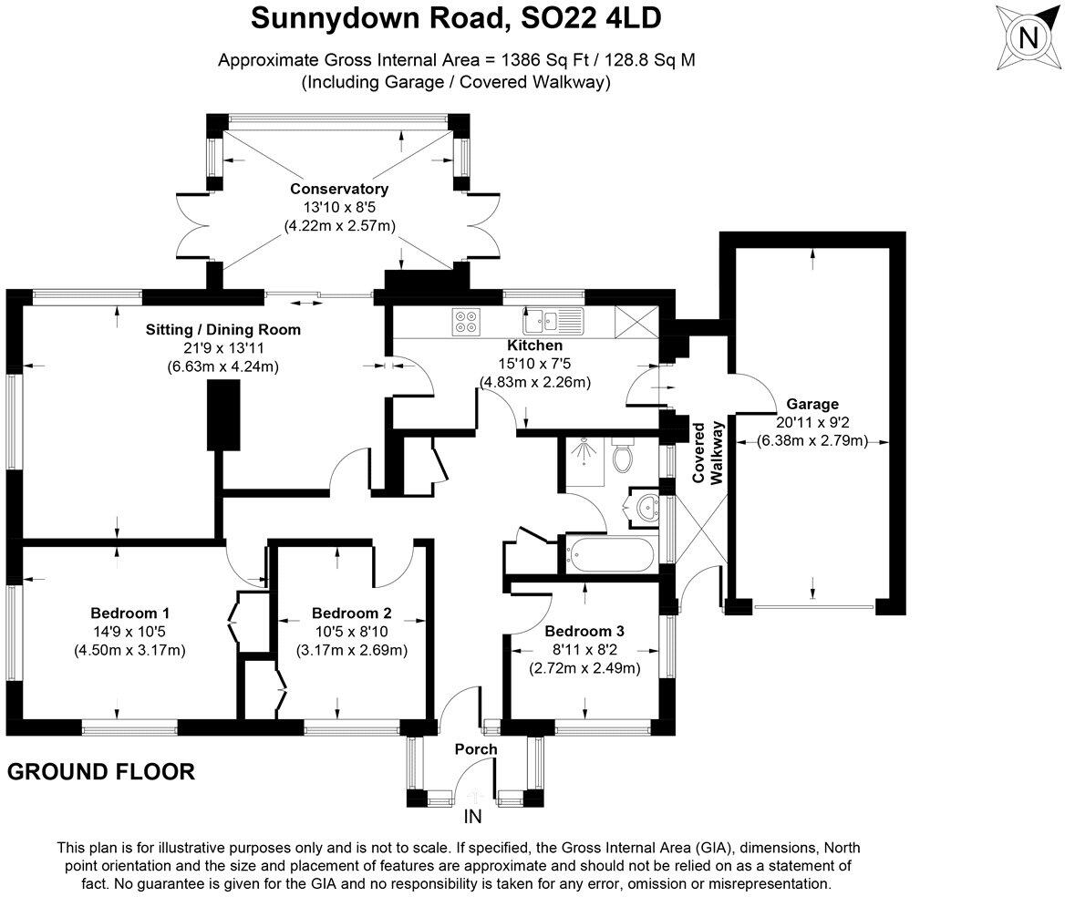 Sunnydown Road, Winchester, Hampshire, SO22 floorplan