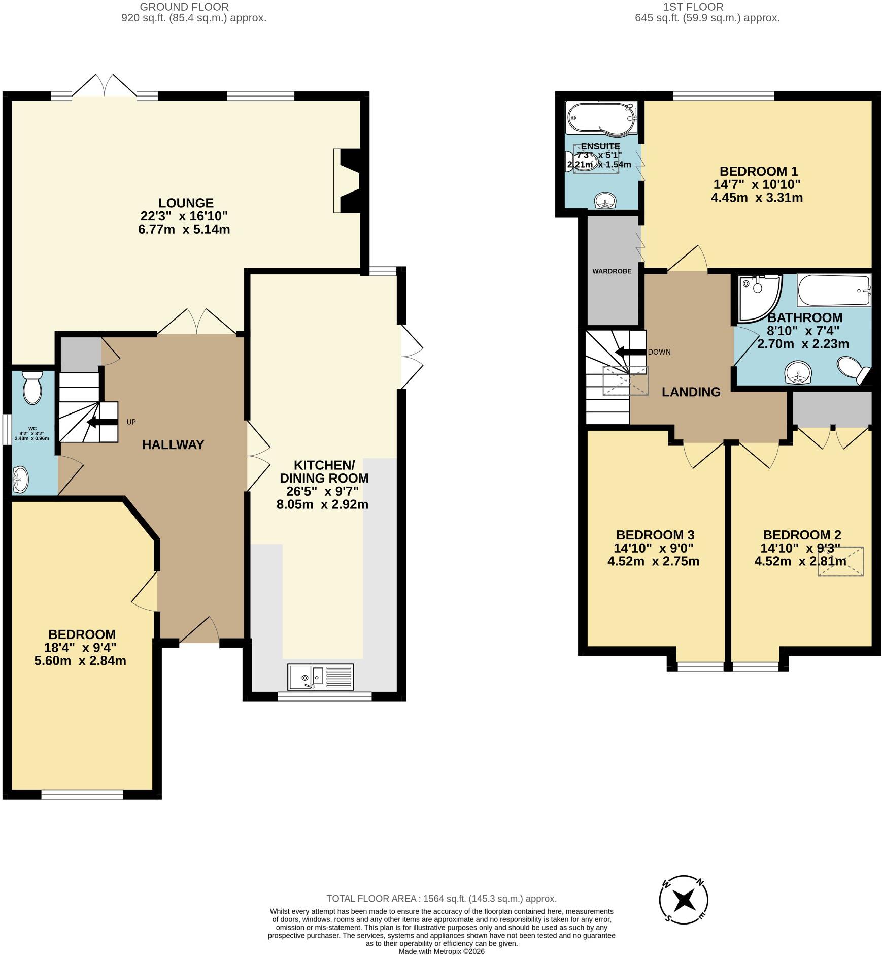 Kingsdown, Deal floorplan