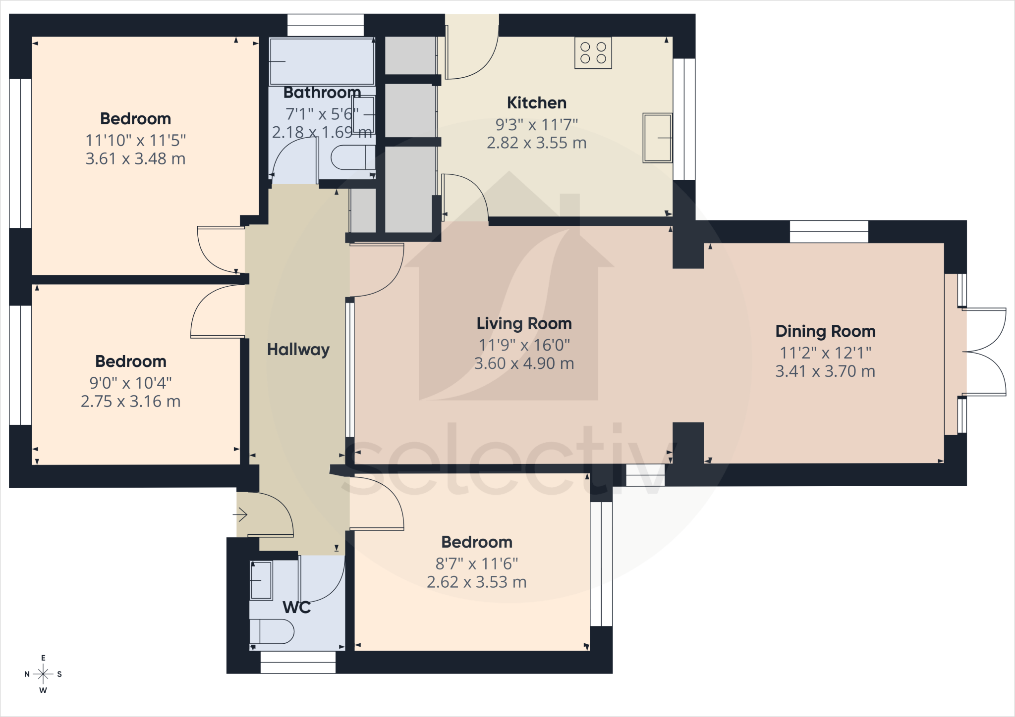 Longbeck Lane, New Marske, North Yorkshire floorplan