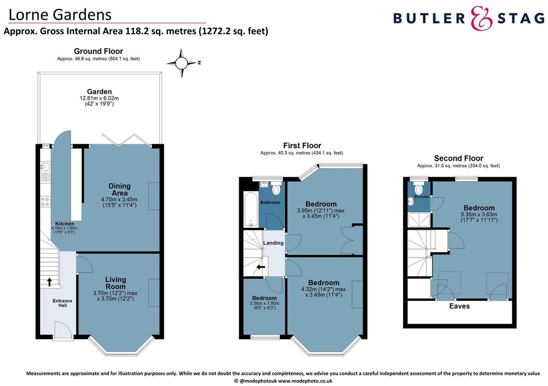 Lorne Gardens, London, E11 floorplan