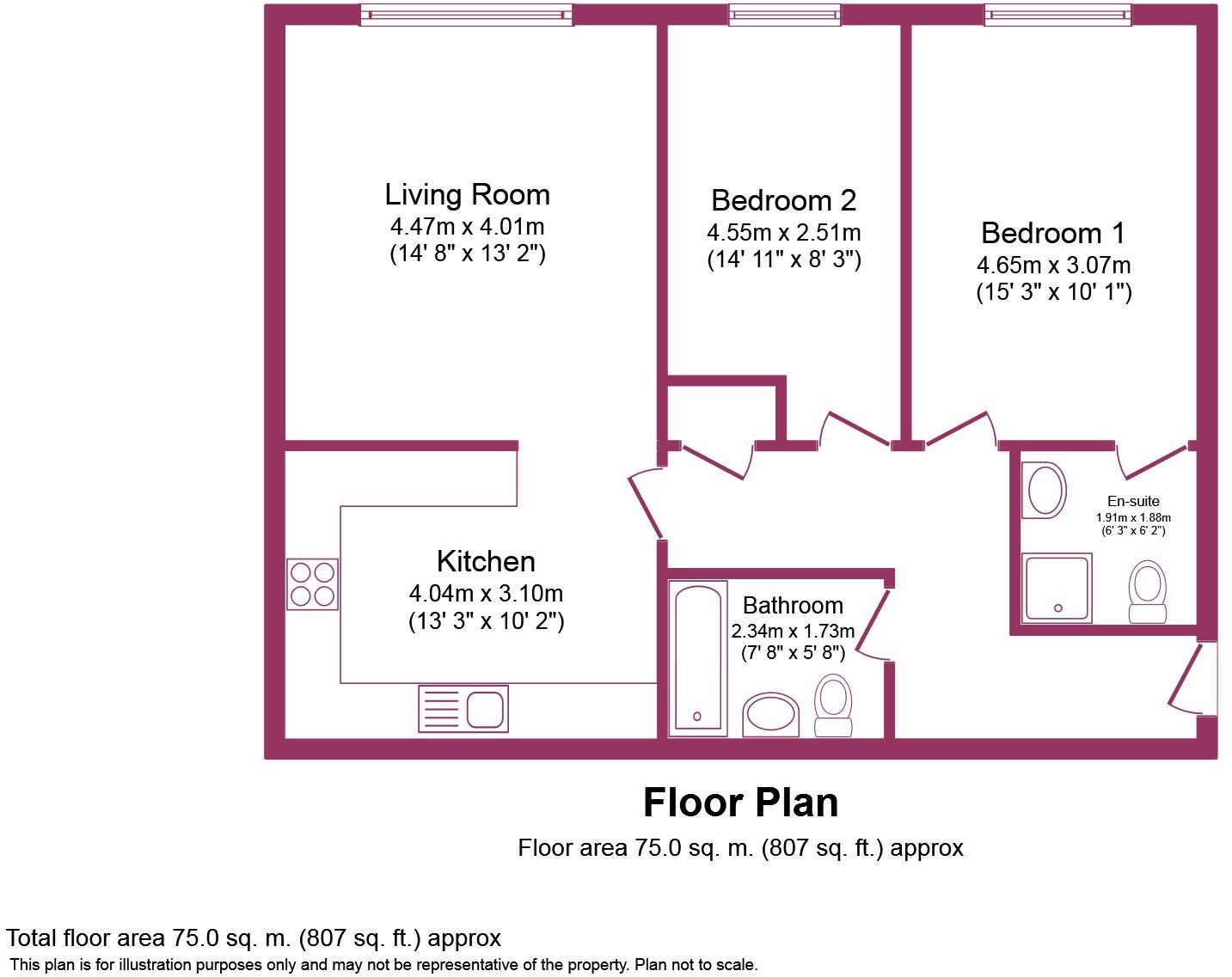 Cambridge Mill, 5 Cambridge Street, Southern Gateway, Manchester, M1 floorplan