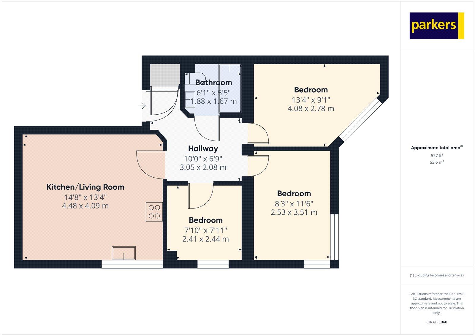 Winslet Place, Oxford Road, Reading, Berkshire, RG30 floorplan