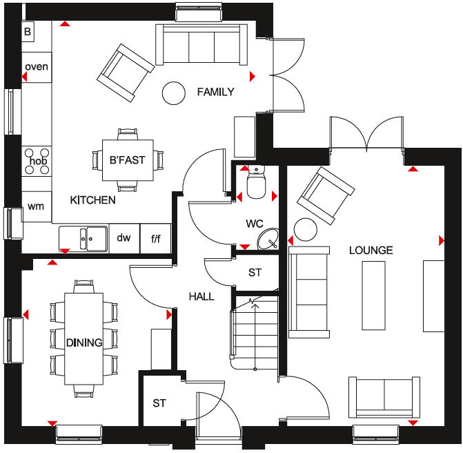 Off B5013,
Uttoxeter,
Staffordshire,
ST14 8WF floorplan