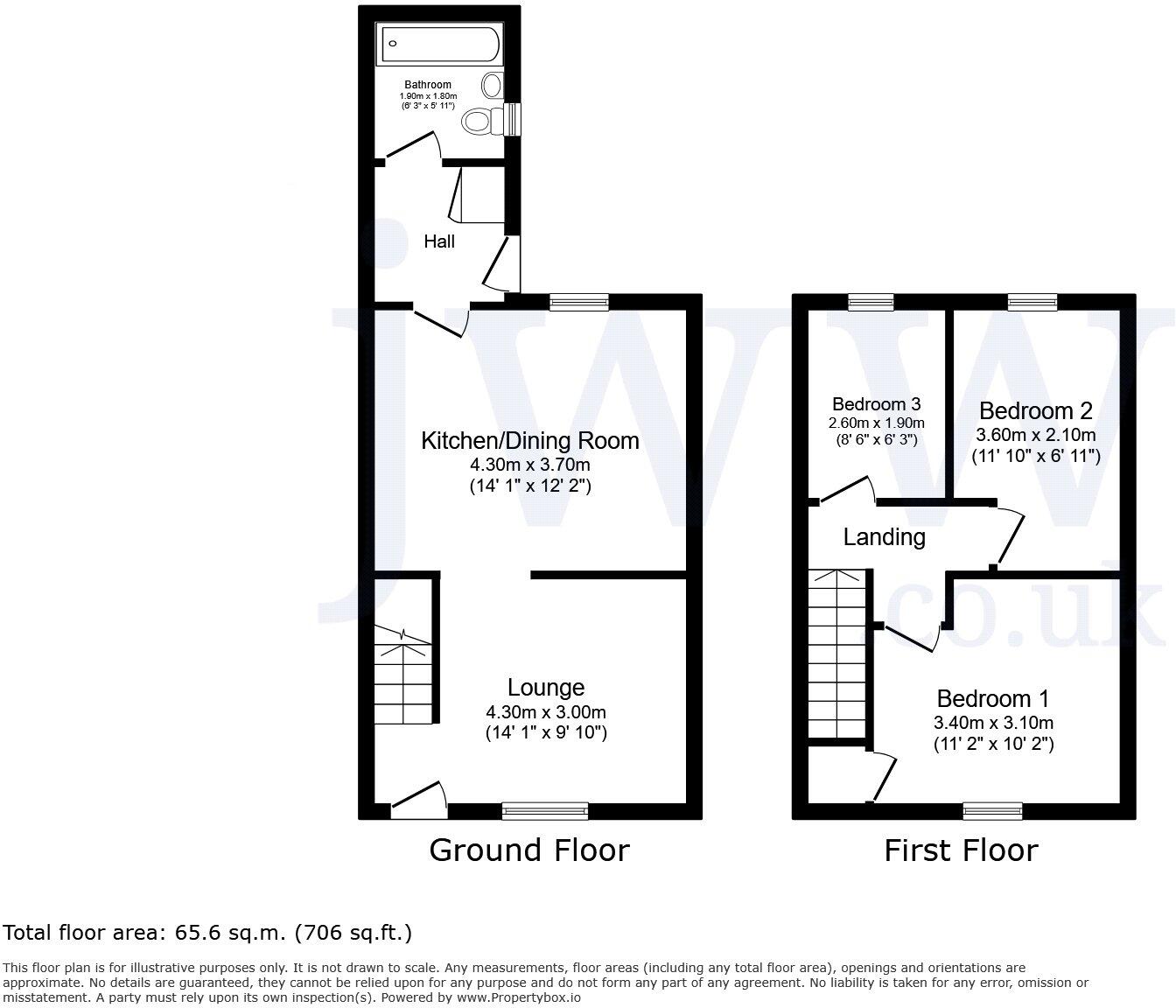 Surtees Street, Bishop Auckland, County Durham, DL14 floorplan