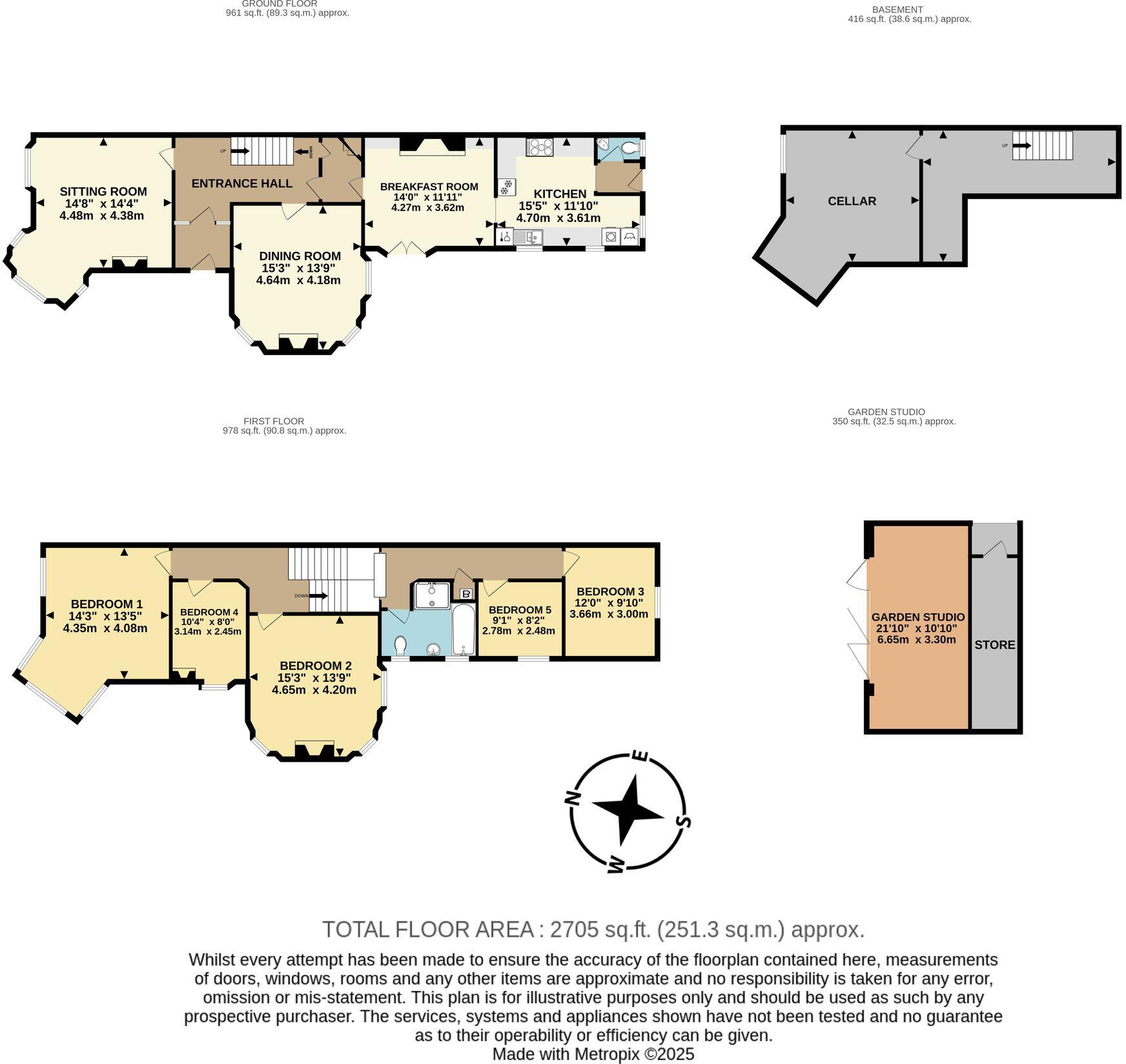 Chelston, Torquay floorplan