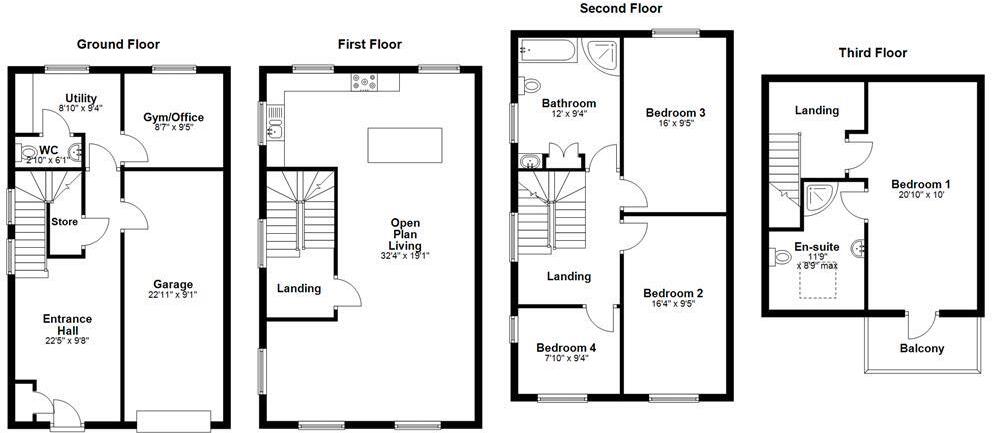 3 Salters Mill, Salterforth, Barnoldswick floorplan