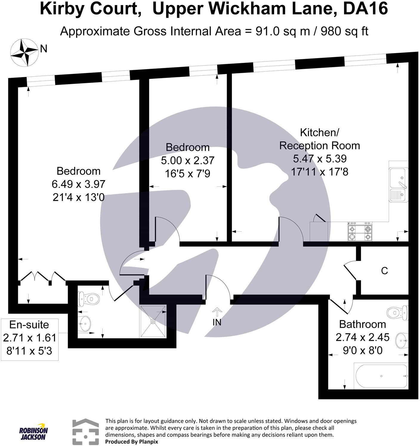 Upper Wickham Lane, Welling, Kent, DA16 floorplan