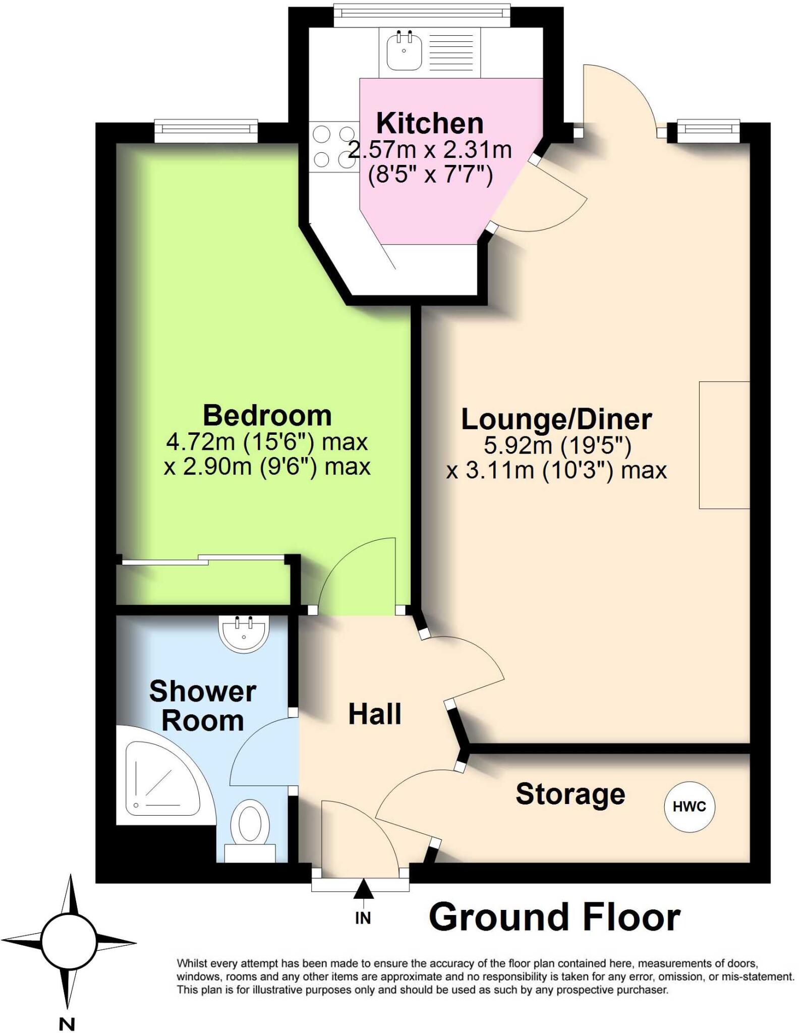 Bolsover Road, Worthing, West Sussex, BN13 floorplan