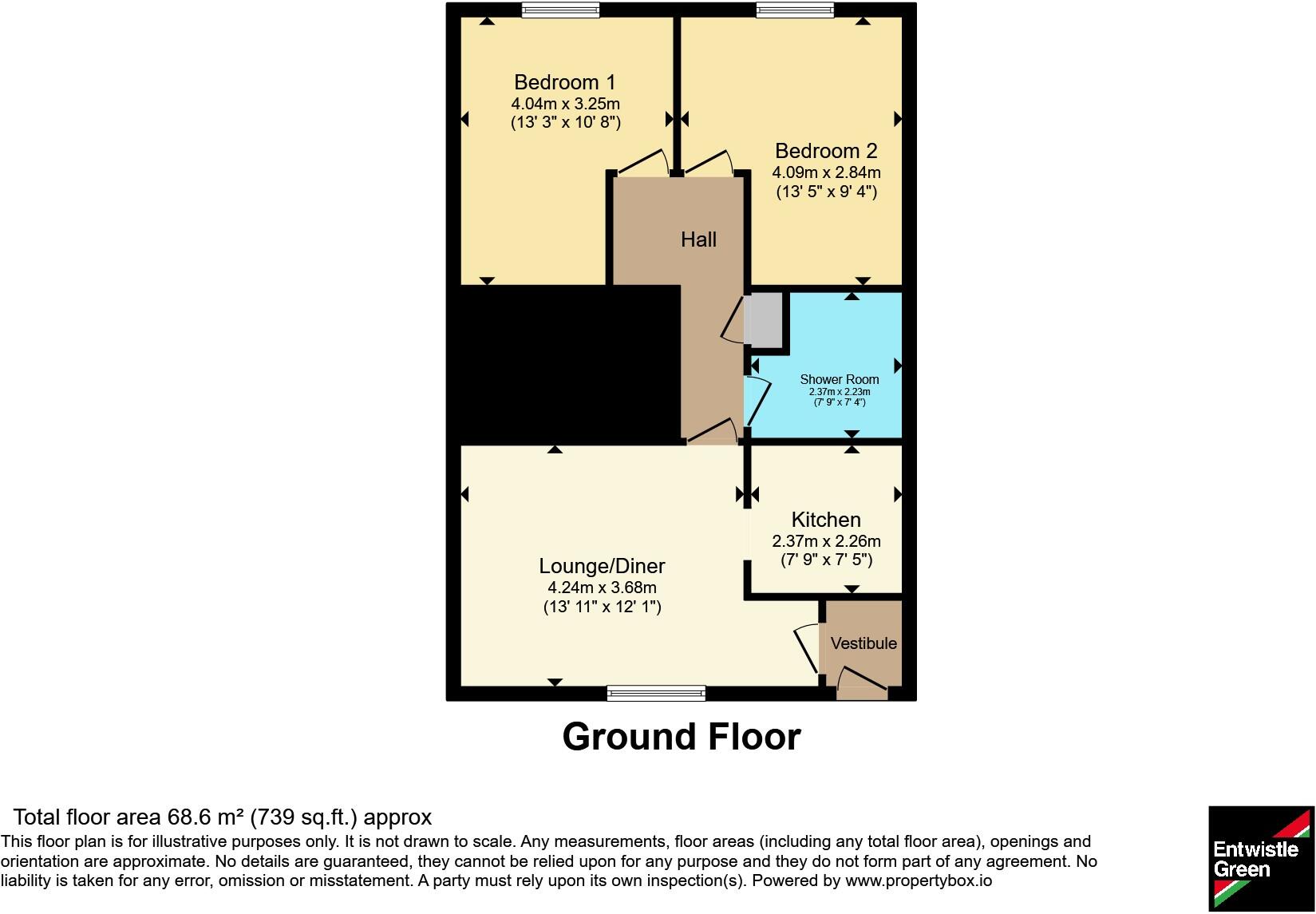 Waltons Parade, Preston, Lancashire, PR1 floorplan