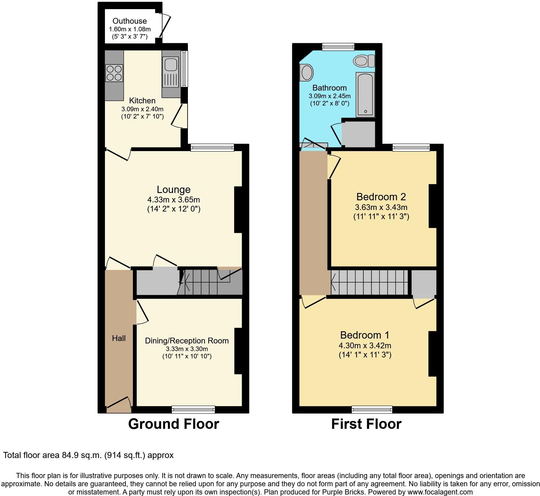 Ewart Street, Chester, CH4 floorplan