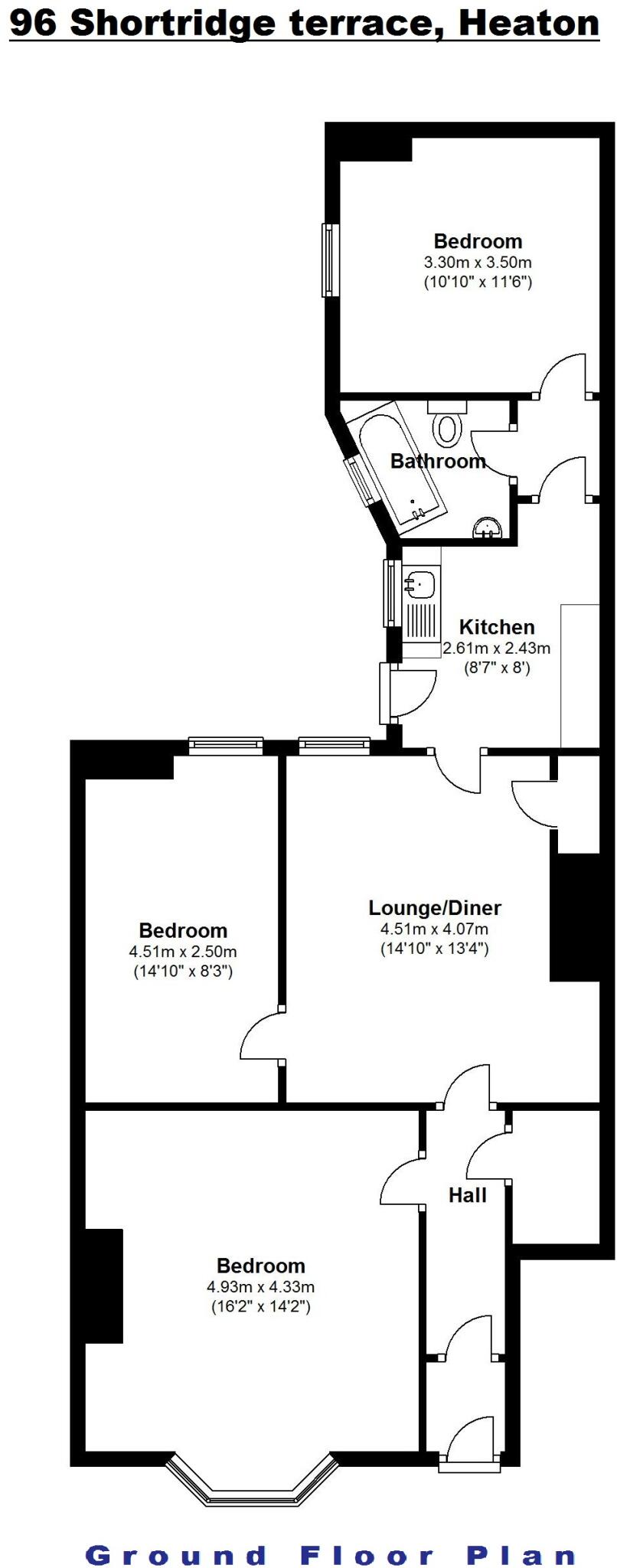 Shortridge Terrace, Jesmond, Newcastle Upon Tyne, NE2 floorplan
