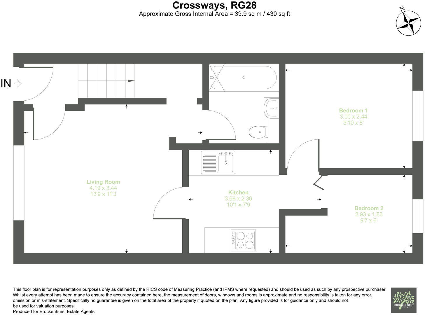 Crossways, Station Road, Whitchurch floorplan