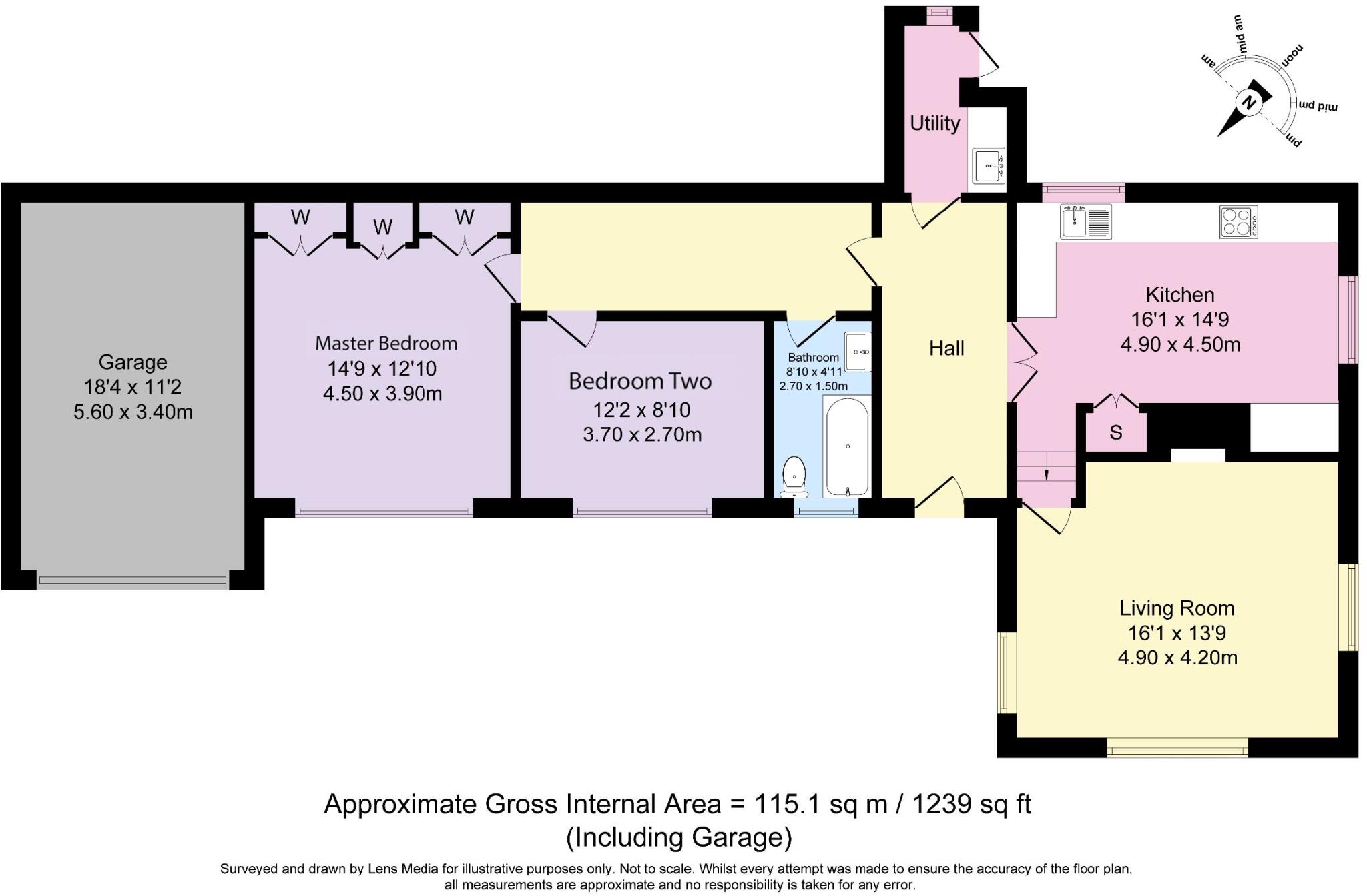 The Old Storehouse, The Green, Woolley, WF4 floorplan