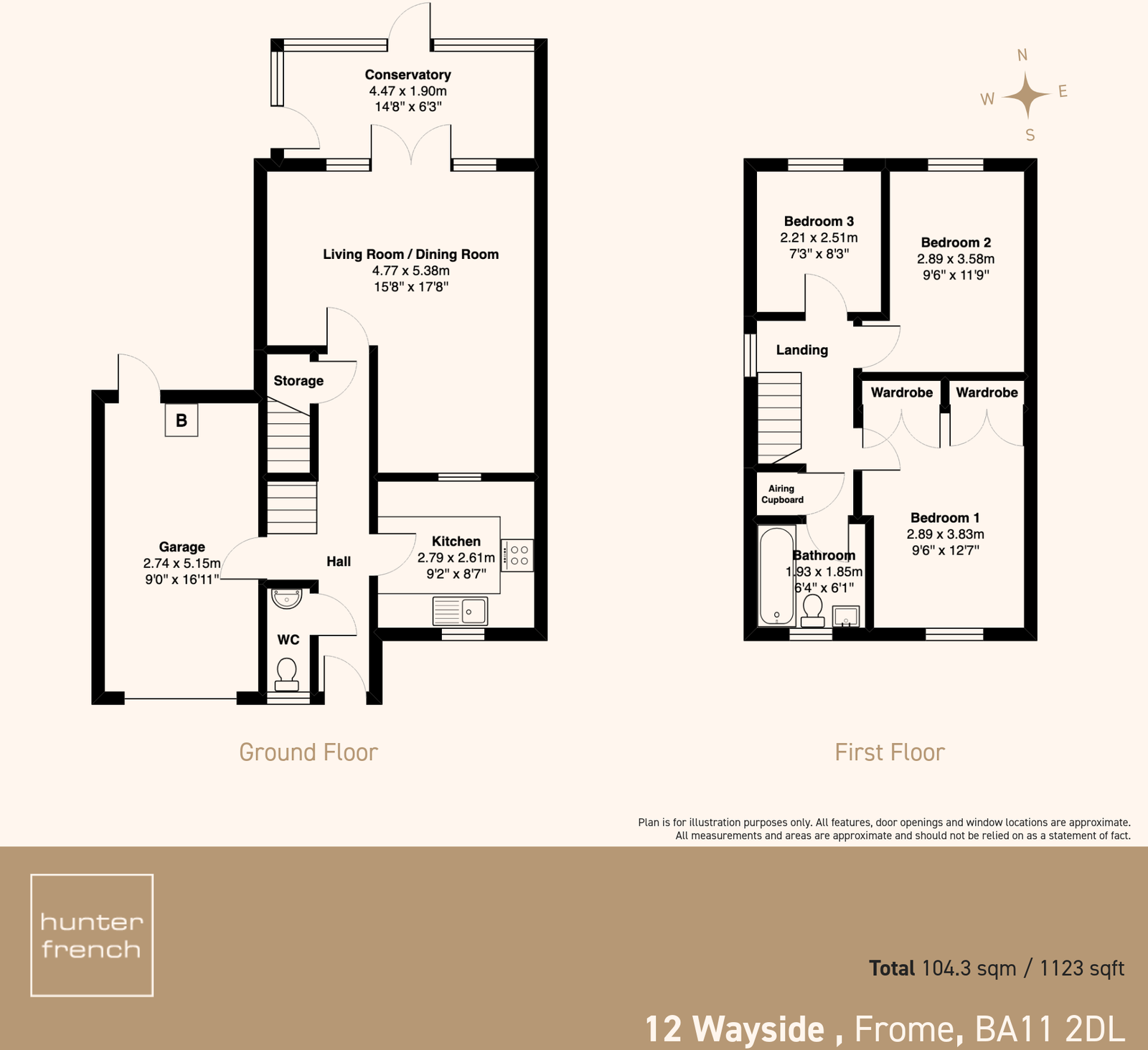 Wayside Close, Frome, BA11 2DL floorplan
